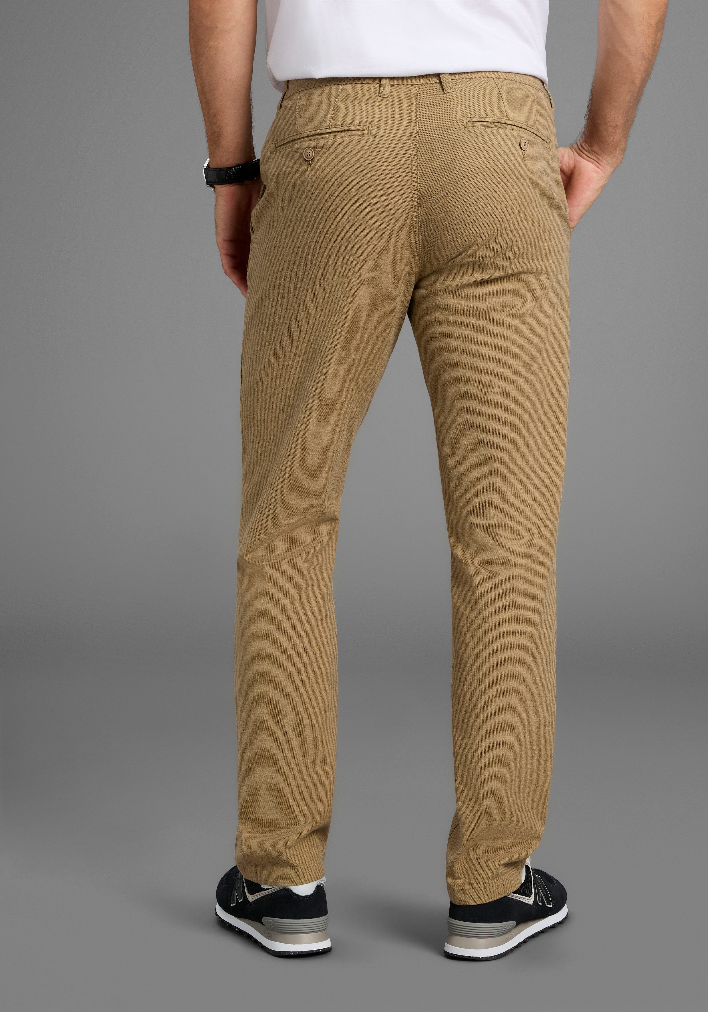 Man's World Chinohose leichte Struktur im Gewebe günstig online kaufen