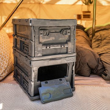 Travellife Stoffschrank Aufbewahrungsbox Campingbox Camping Organizer Deckel Outdoor Faltbar
