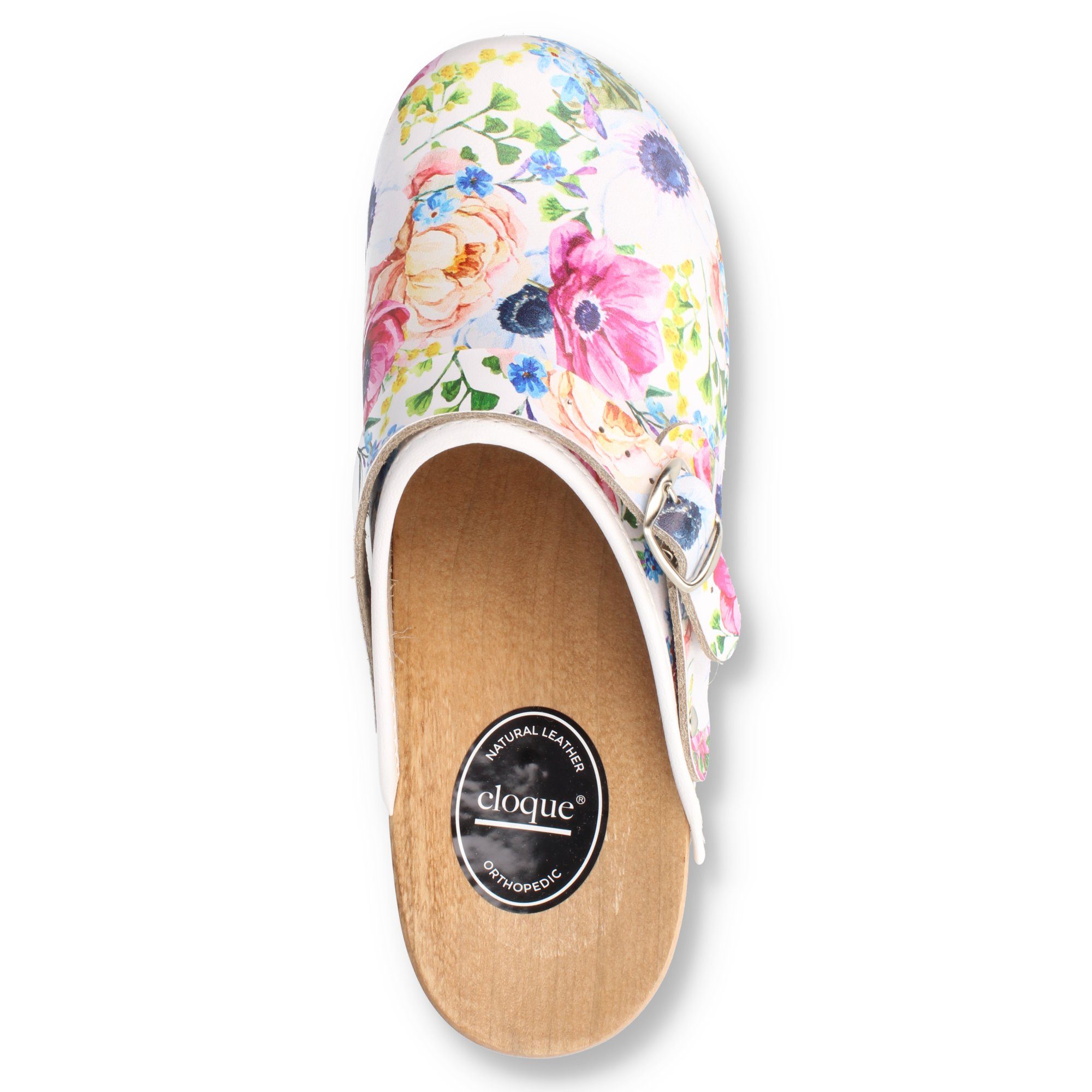 Garten Blumenmotive Outdoor Clog Cloque Clogs geschlossene & bunt