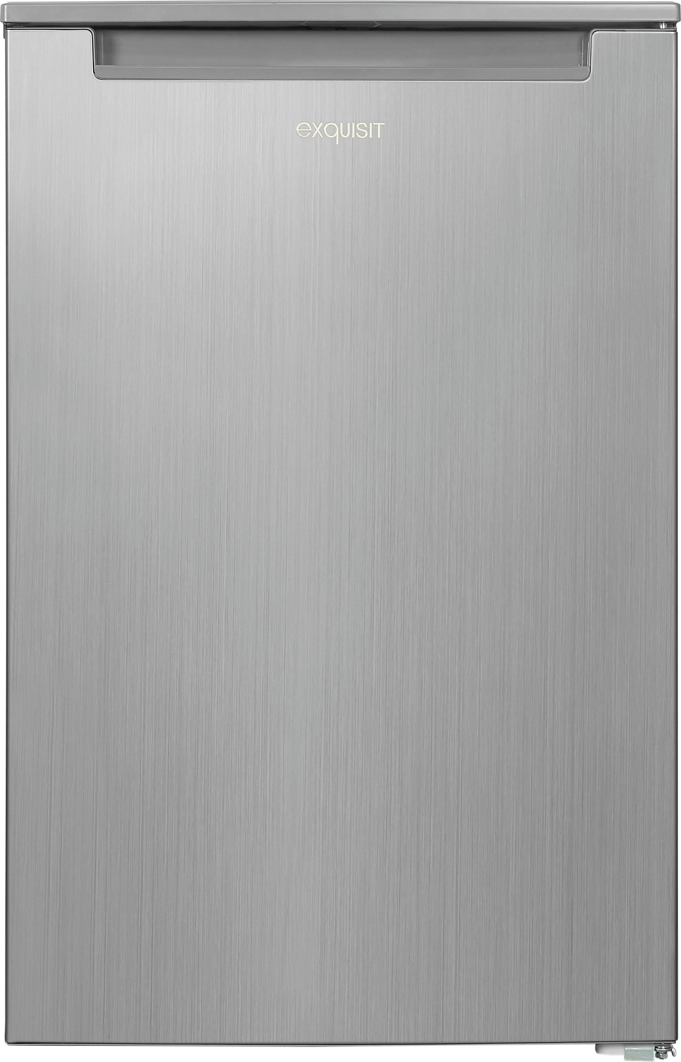 exquisit Gefrierschrank GS81-040C inoxlook, 85,5 cm hoch, 54,5 cm breit, energiesparend in Energieeffizienz C, 87 Liter Nutzinhalt, 4 Sterne