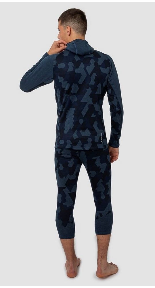 Salewa Kapuzenpullover Thermo-Langarmshirt Boe Merino Half-Zip mit Kapuze ( günstig online kaufen