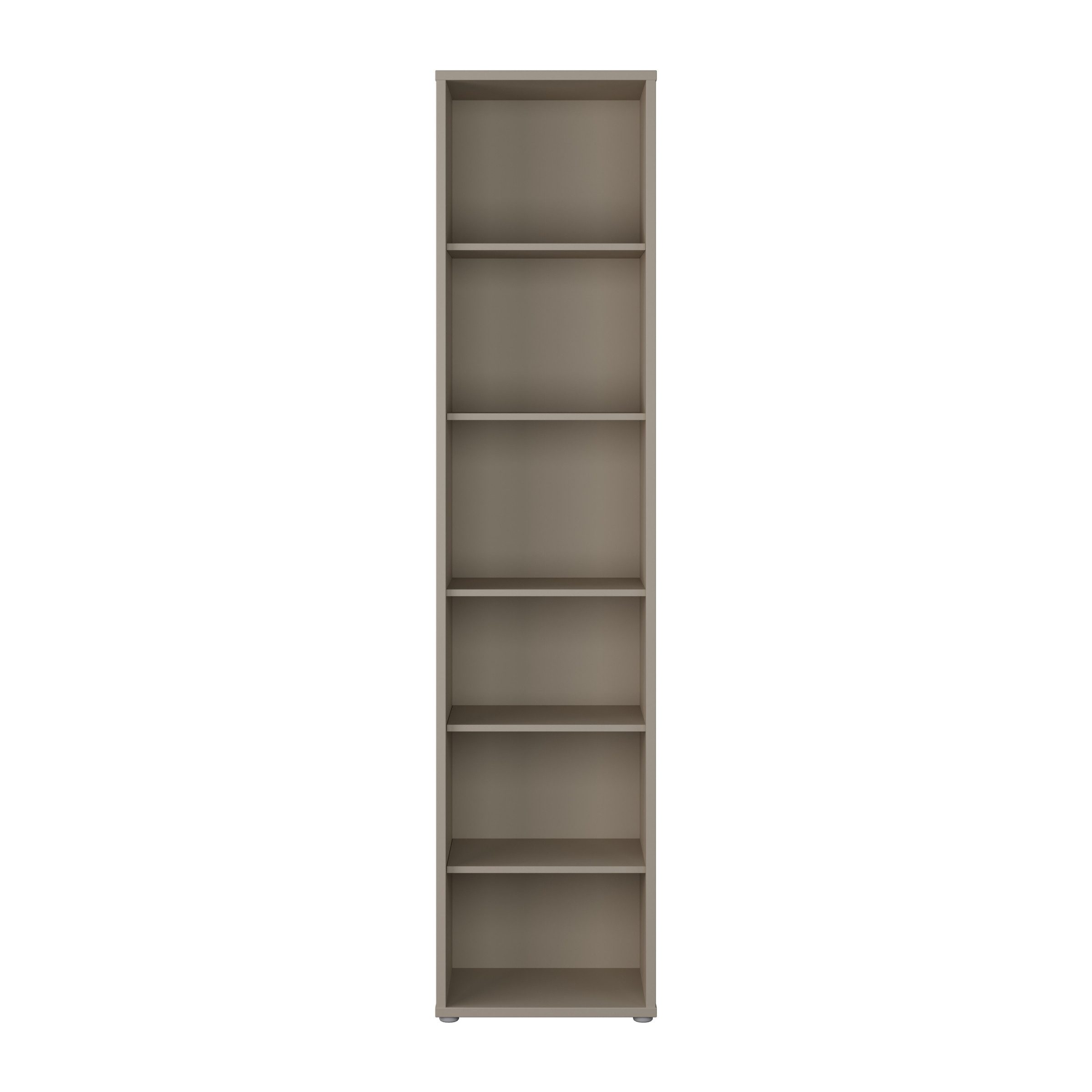 PREISBRECHER Regal ALICE SPRINGS, in Taupe - 49,8x214,3x34,9cm (BxHxT)