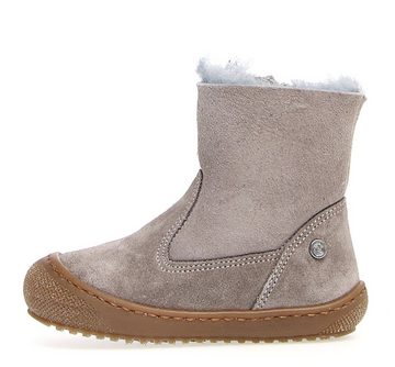 Naturino Naturino Stiefel Cozy Hug erste Schuhe Lammfellfutter Grau Schnürstiefelette