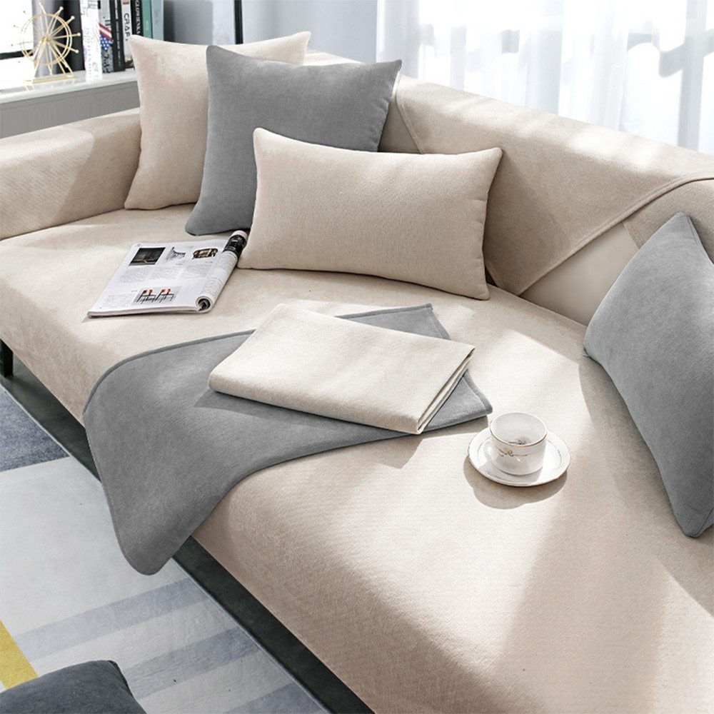 TUWENA Sofabezug Sofabezug für alle Jahreszeiten, Sofa Abdeckung 1 2 3 4 Sitzer von TUWENA