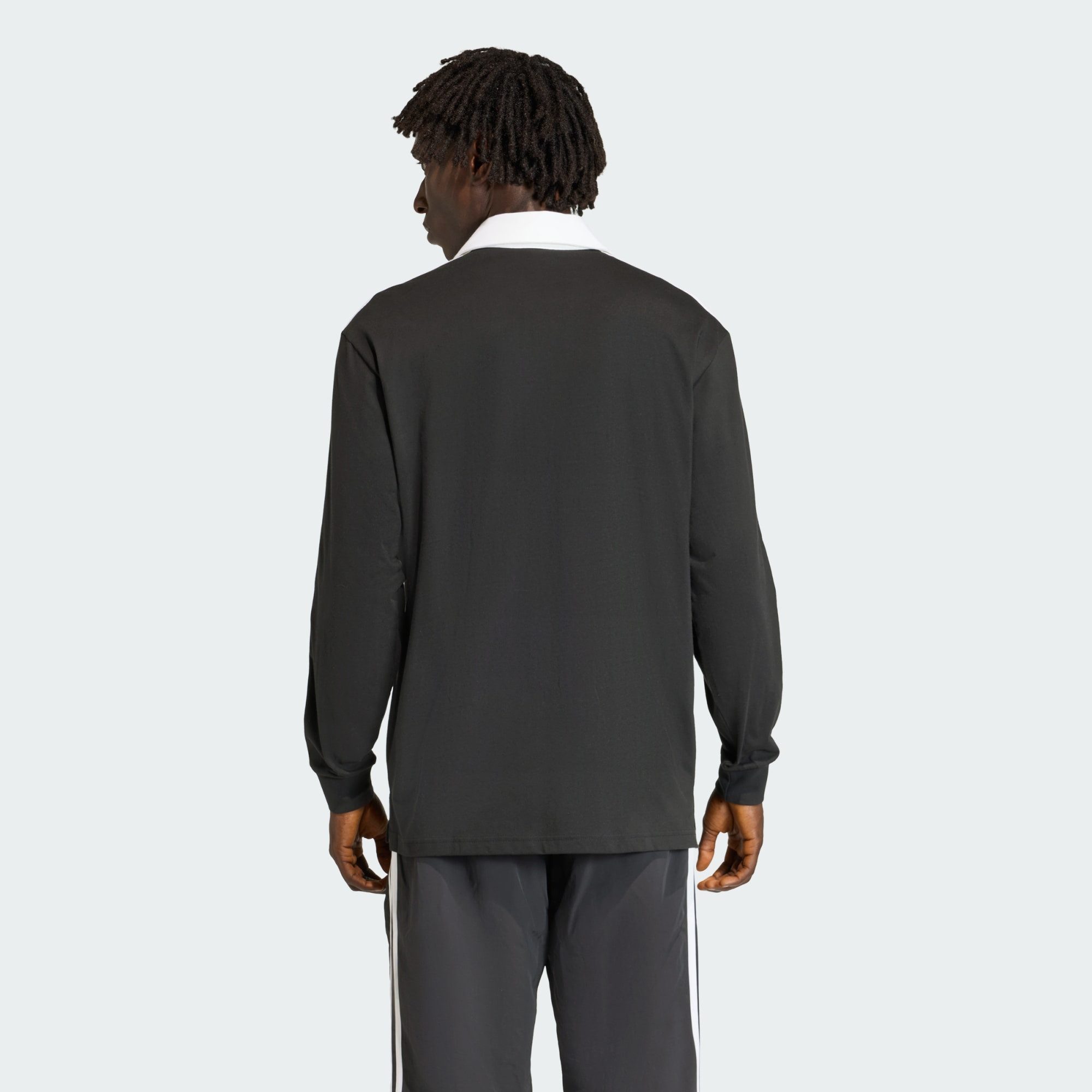 adidas Originals Langarm-Poloshirt 3-STREIFEN RUGBY LONGSLEEVE POLO (1-tlg)