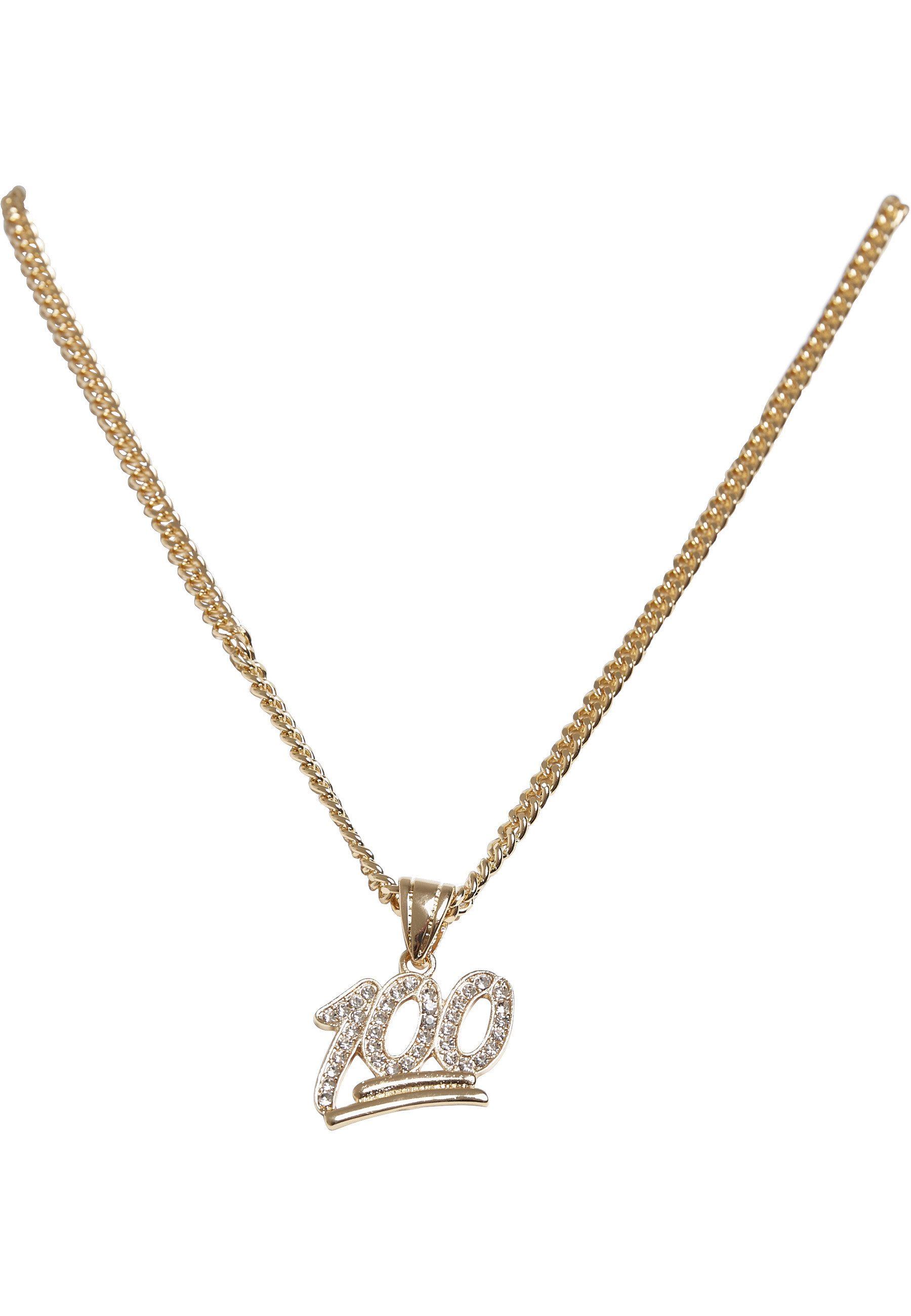 URBAN CLASSICS Edelstahlkette Urban Classics Unisex One Hundred Diamond Necklace