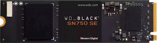WD_Black »SN750 SE NVMe™« interne SSD (250 GB) 3200 MB/S Lesegeschwindigkeit, 1000 MB/S Schreibgeschwindigkeit)