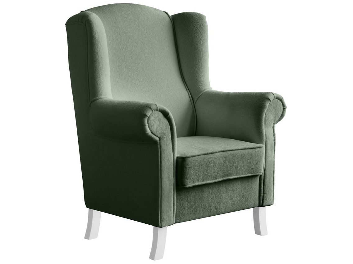 Beautysofa Ohrensessel LEONARDO Sessel Wohnzimmersessel (Wellenfederung, gepolsterten Armlehnen), Fernsehsessel