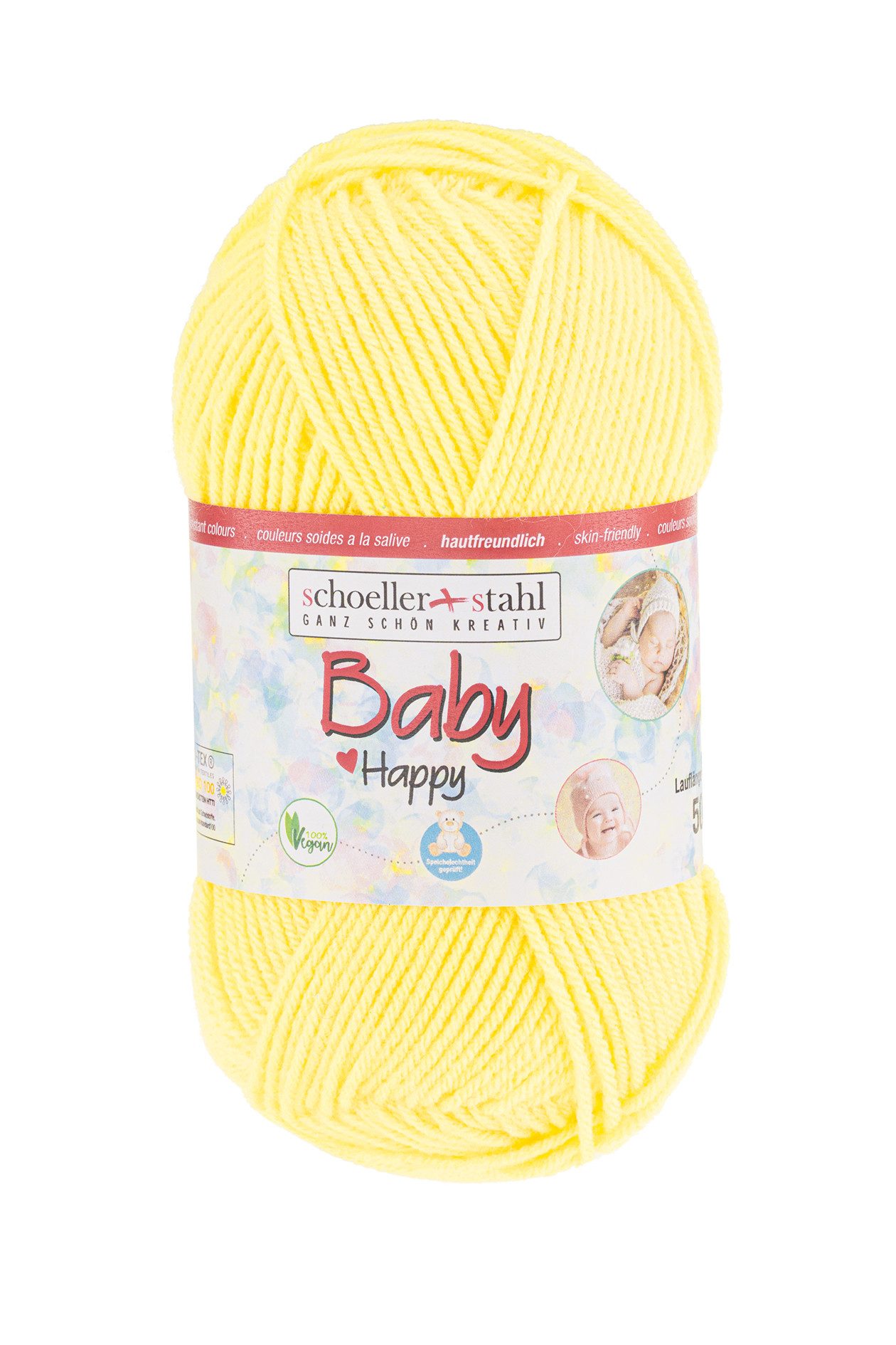 Schoeller + Stahl Baby Happy Häkelwolle, 185 m, weich und pflegeleicht
