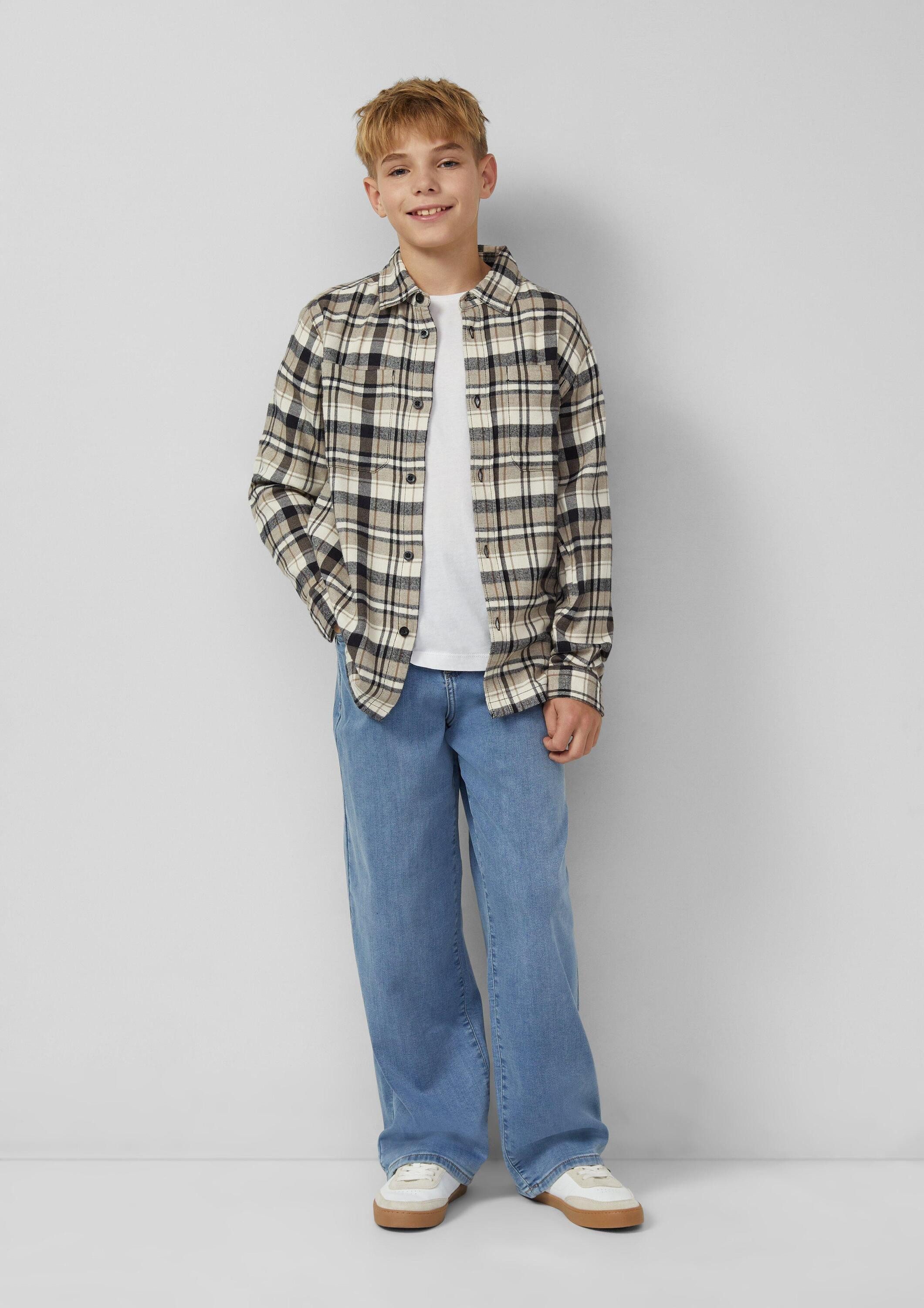s.Oliver Weite Jeans Jeans-Hose BAGGY Jeans Baggy / Relaxed Fit / Mid Rise / Wide Leg / Soft & Warm Inside