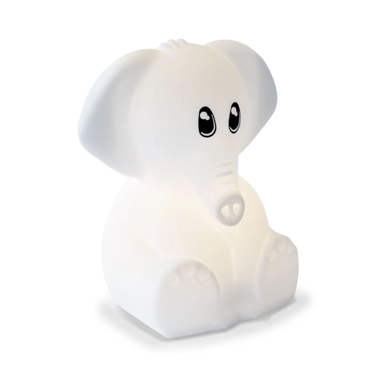 Kidywolf Nachtlicht Nachtlicht mit Farb- wechsel Elefant 15cm
