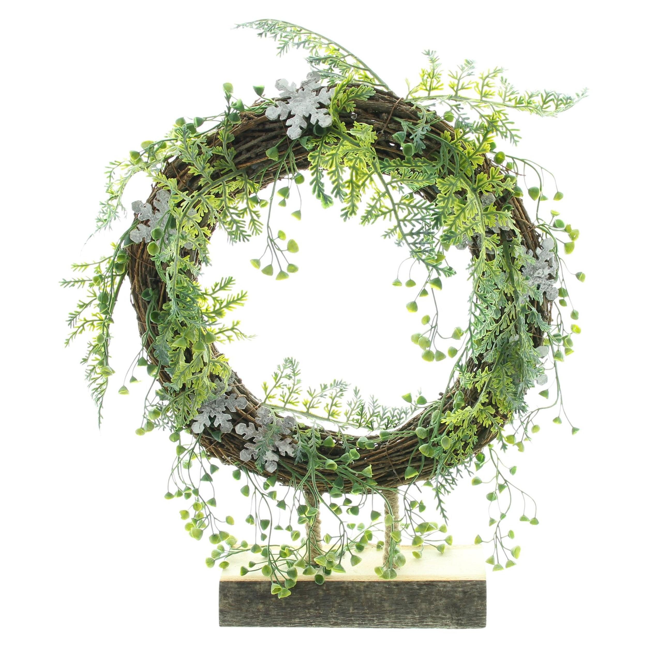 Dekokranz Kranz "Winter-Green"