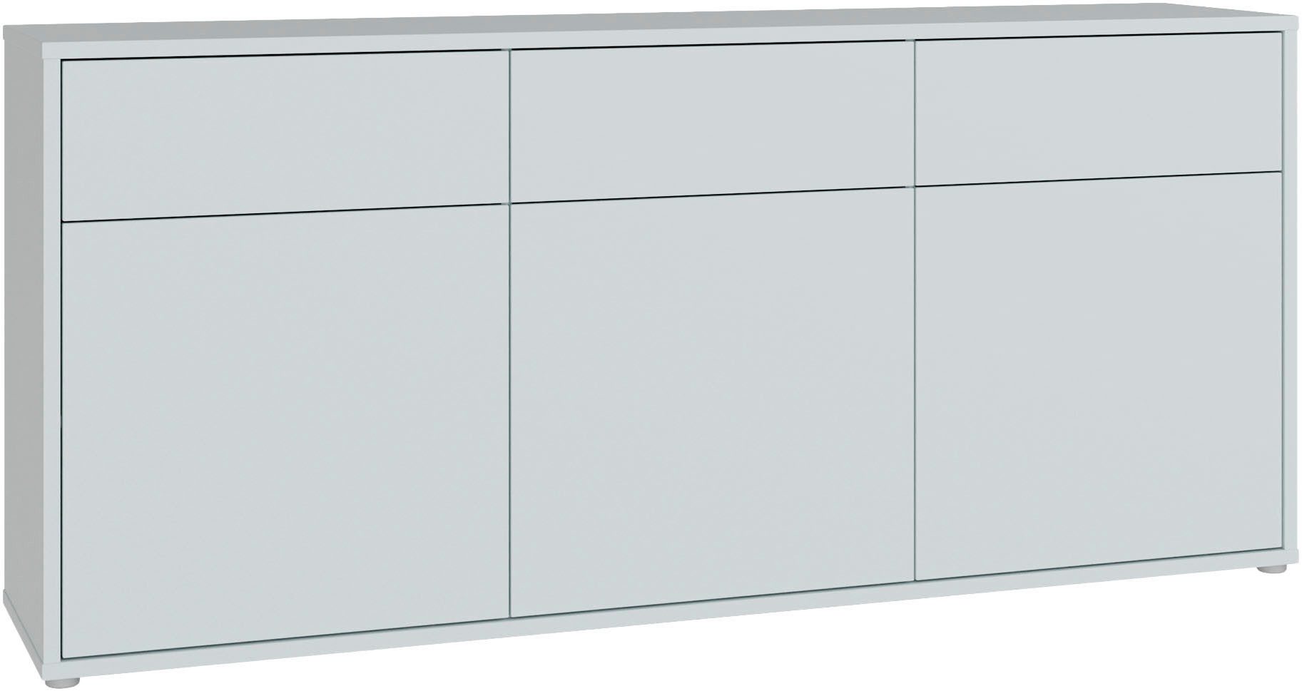 FORTE Sideboard Alice Springs, Sideboard, Breite 184,2 cm, viel Stauraum, Schubkästen mit Vollauszug, Push to open, grifflos