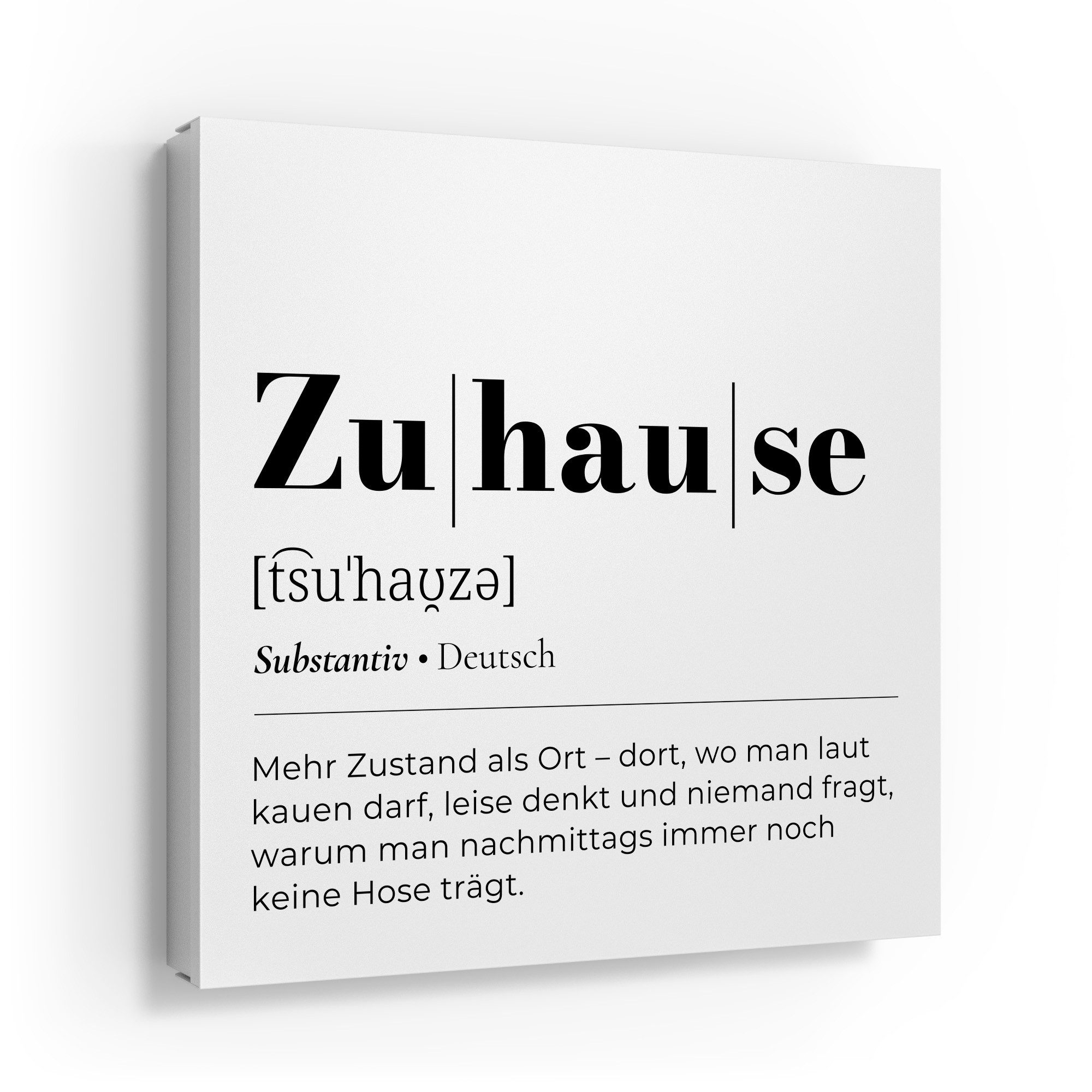 DEQORI Schlüsselkasten 'Zuhause - Definition', Schlüsselbox modern Schlüsselschrank magnetisch Schlüssel Kasten Box