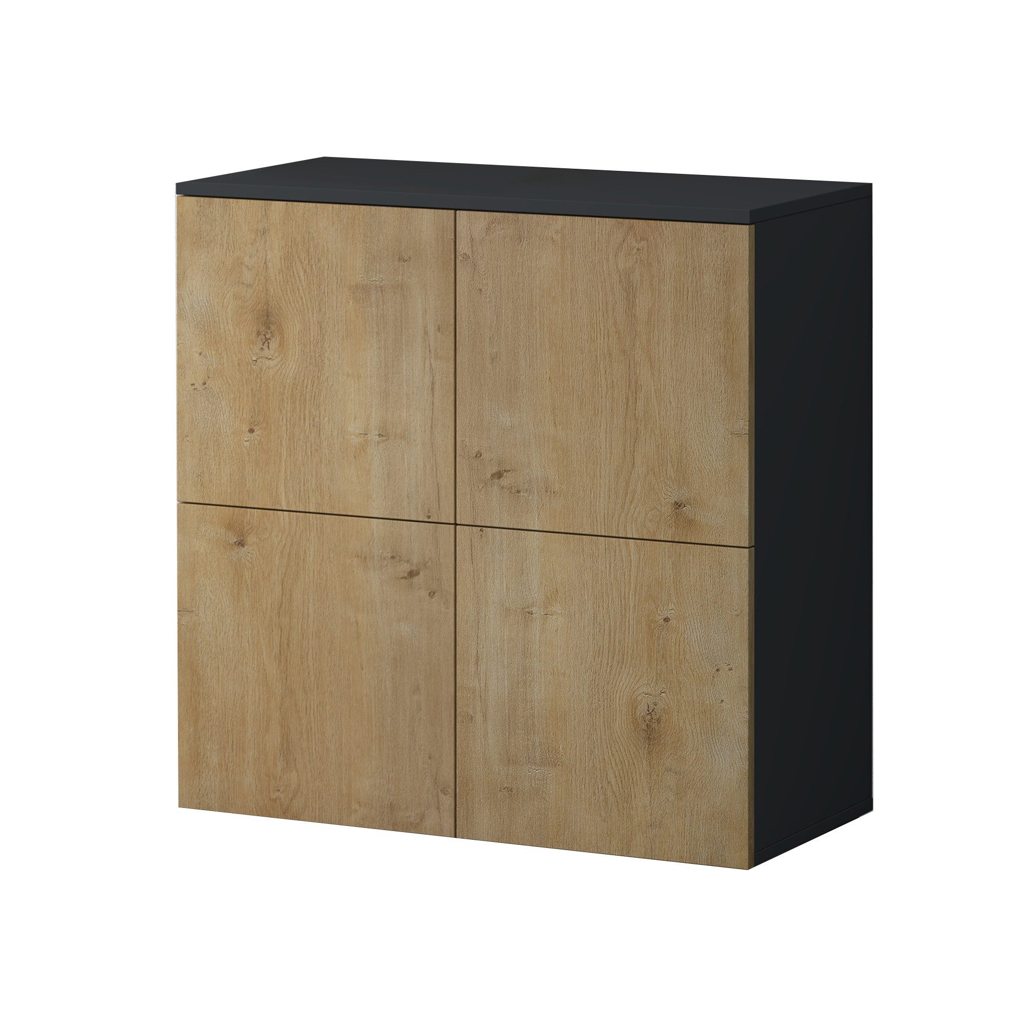doporro Sideboard Kommode Möbel Mehrzweckschrank Push-to-Open Aufbewahrungsschrank