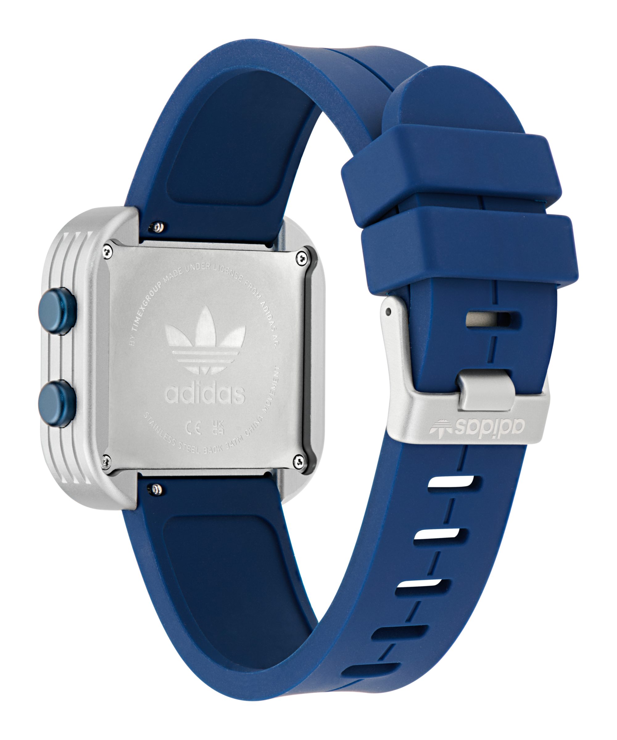 adidas Originals Digitaluhr ADAPTIK ONE AOST265182I, (Set, 2-tlg., mit Karabinerhaken), Quarzuhr, Armbanduhr, Damenuhr, Herrenuhr, Silikonarmband