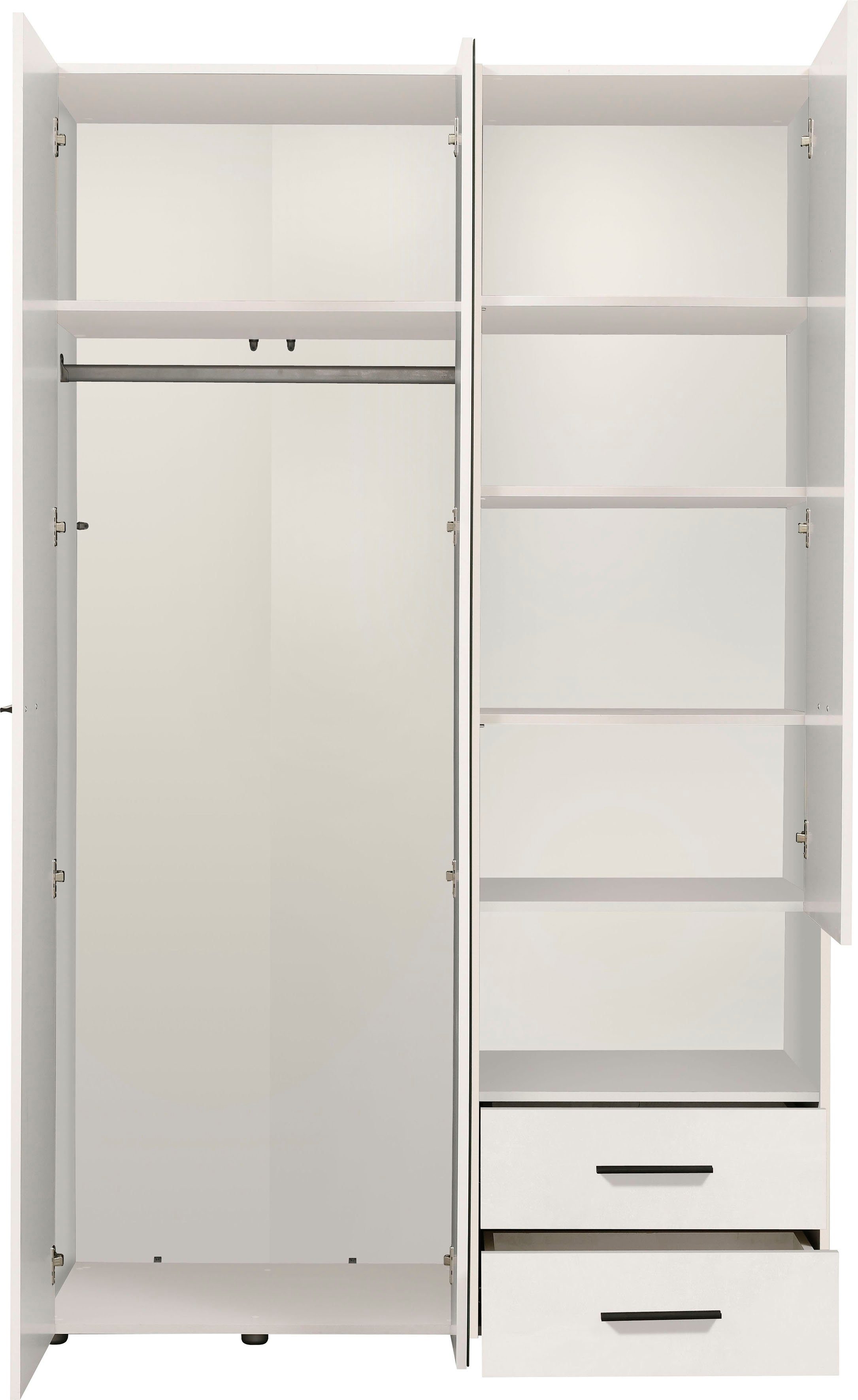 INOSIGN Spiegel Opaque weiss mit Leon Kleiderschrank Opaque weiss |