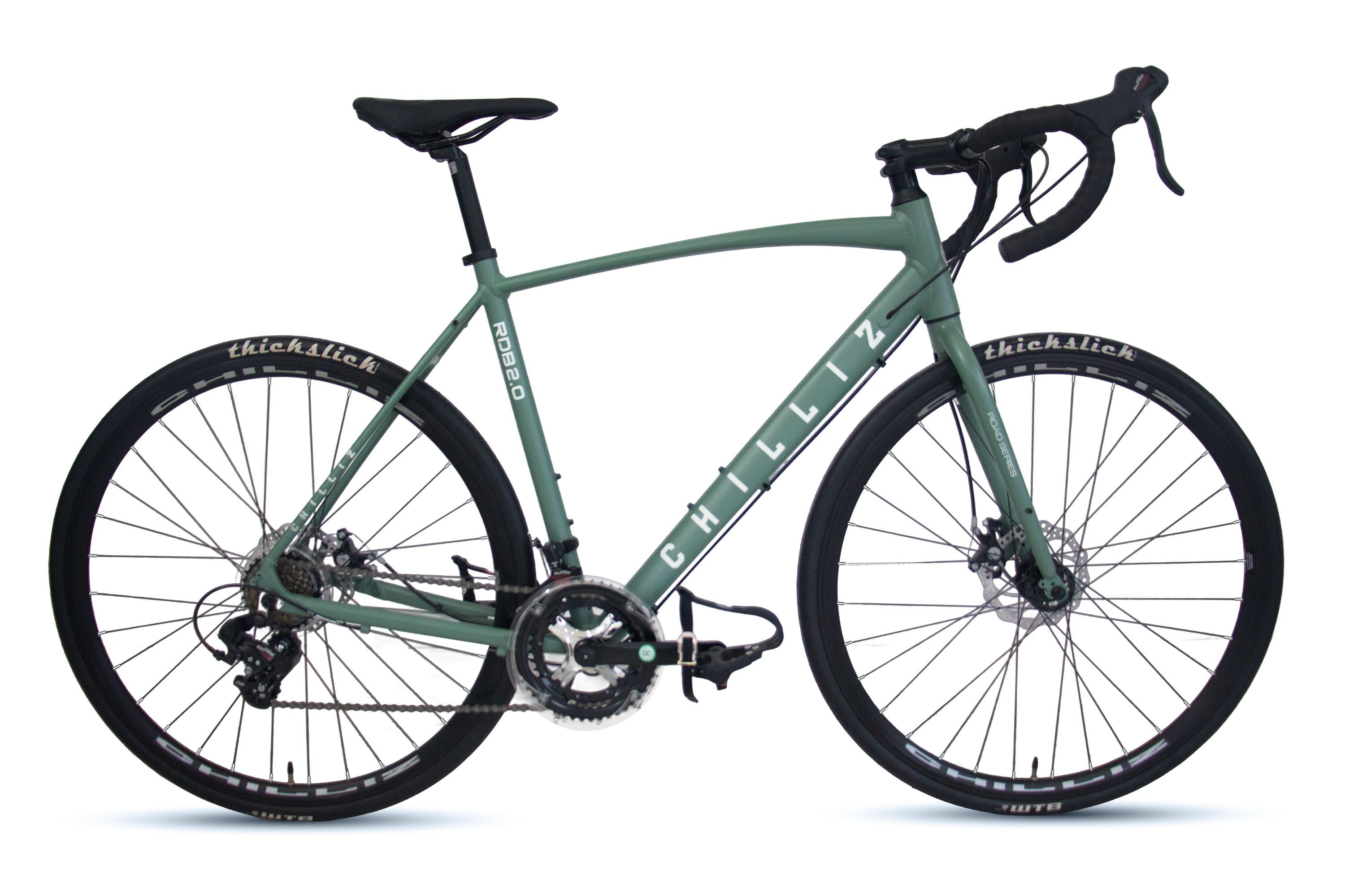 CHILLIZ Rennrad RDB2.0, 14 Gang Shimano Tourney Schaltwerk, Kettenschaltung