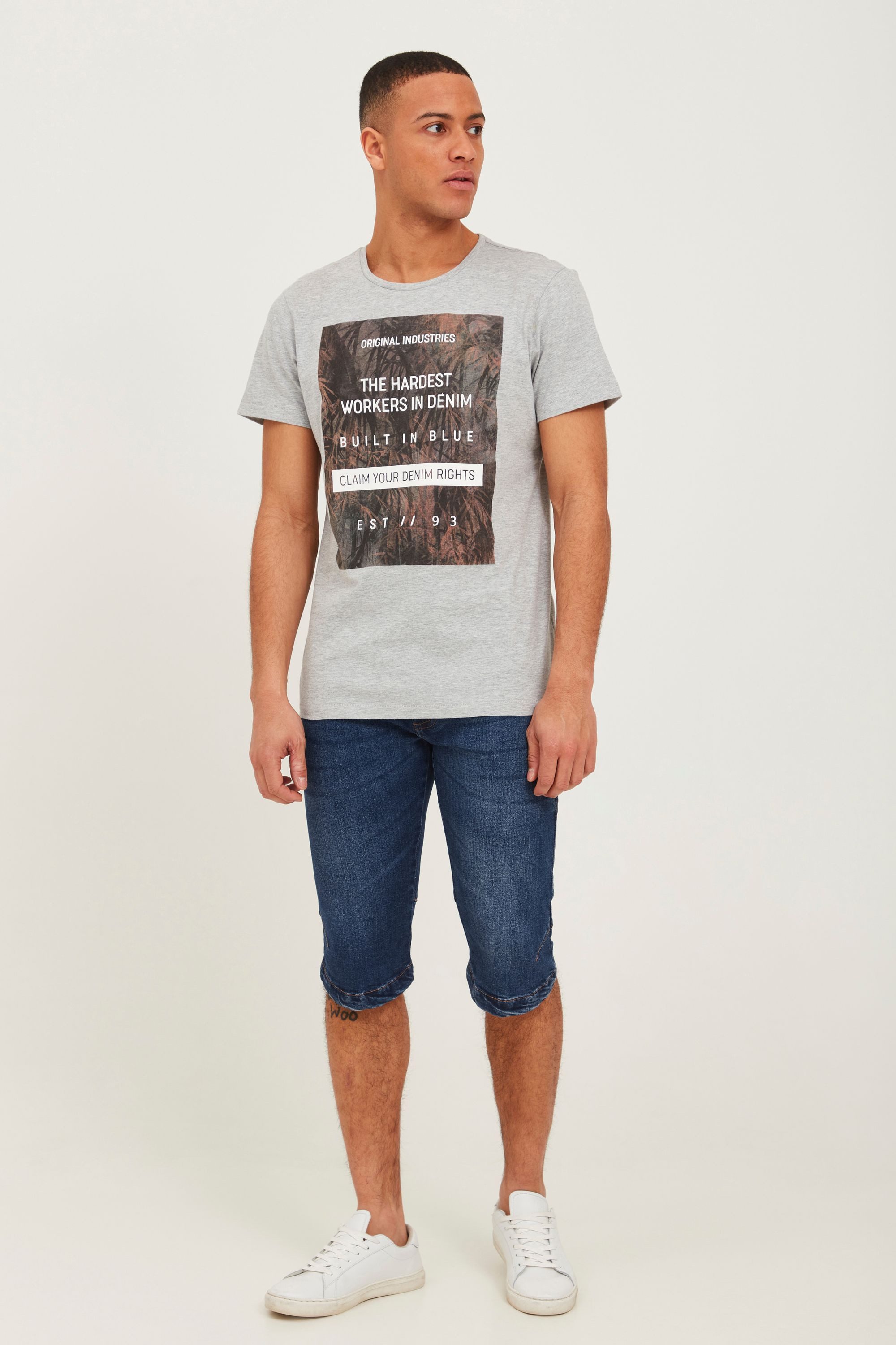 Indicode Jeansshorts IDQuince Kurze Jeanshose