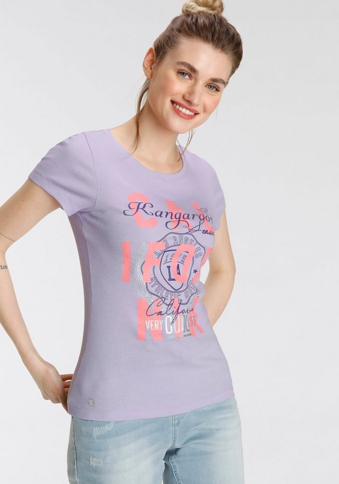 KangaROOS Print-Shirt mit Logodruck im California-Style - NEUE KOLLEKTION