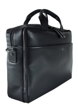 Braun Büffel Businesstasche LIVORNO Businesstasche L, aus echtem Leder mit 15" Laptopfach