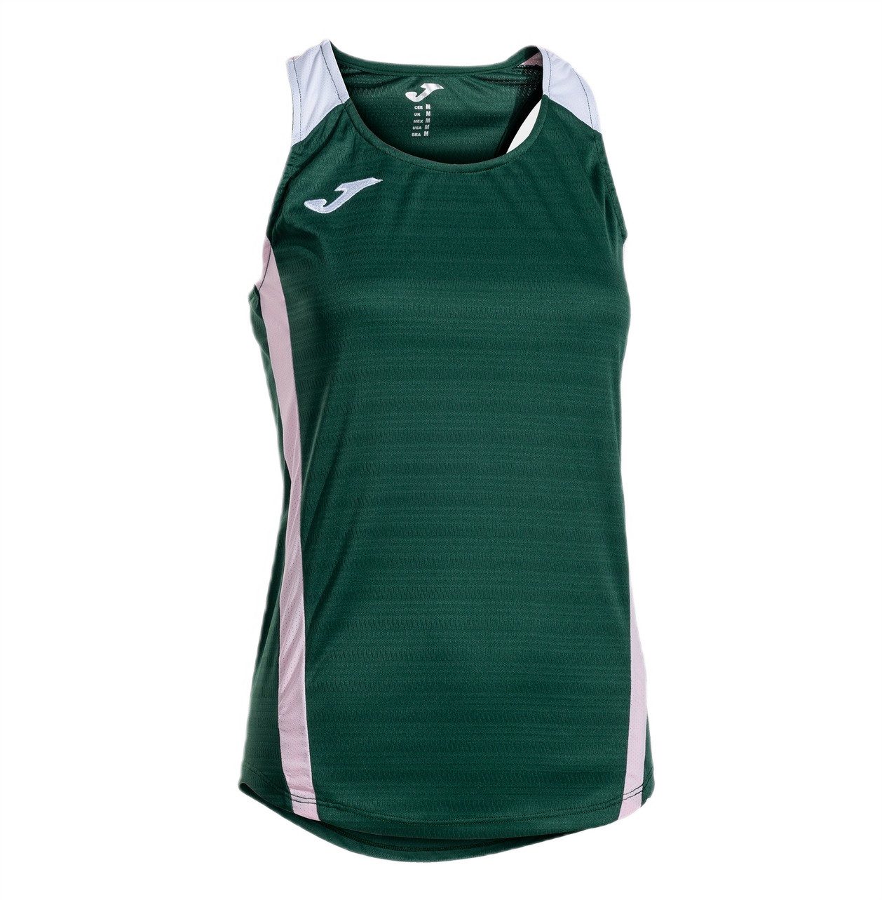 Joma Tanktop Sport-Tank Top Montreal (100% Polyester) dunkelgrün/rosa Damen