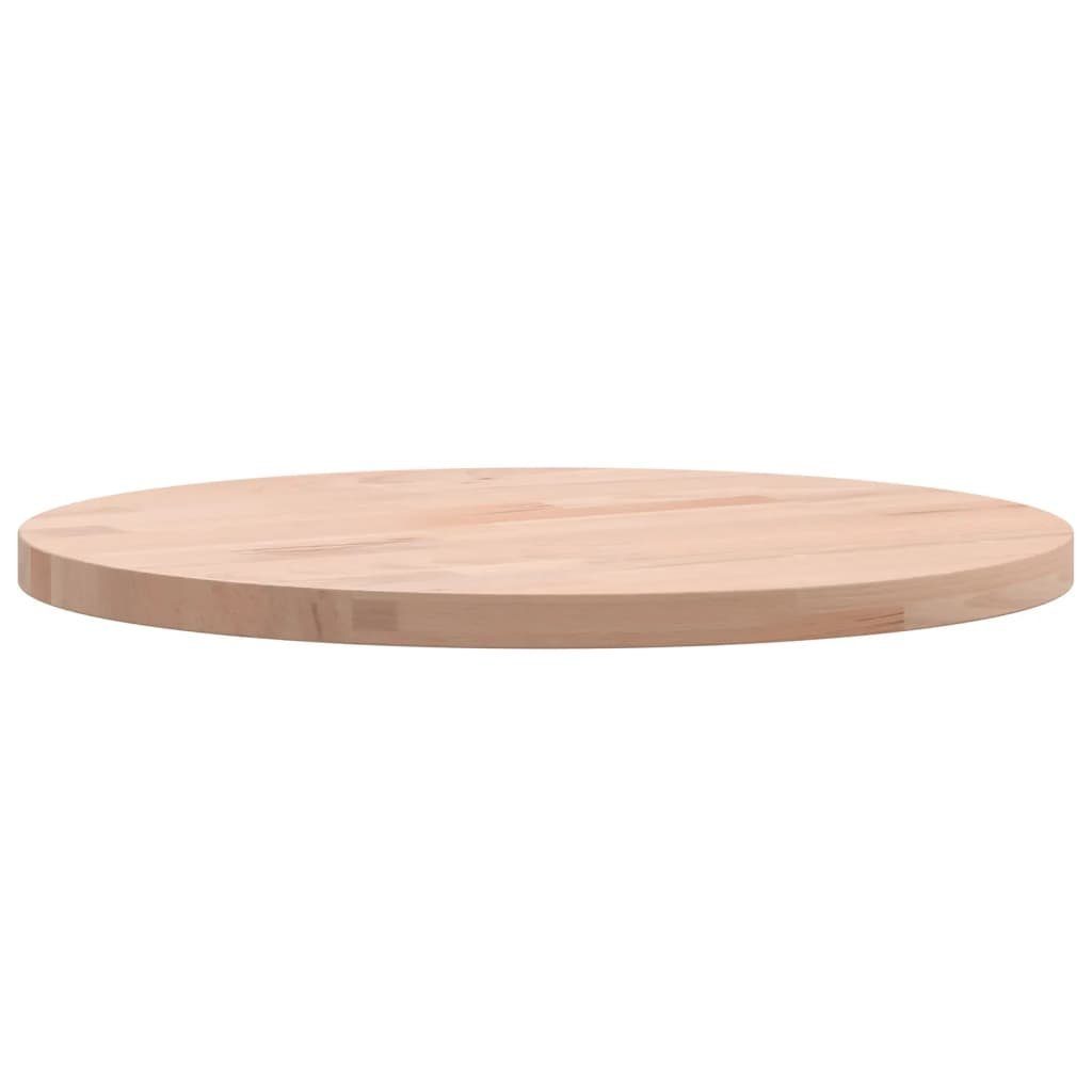 Massivholz Tischplatte Ø30x1,5 cm furnicato Rund Buche
