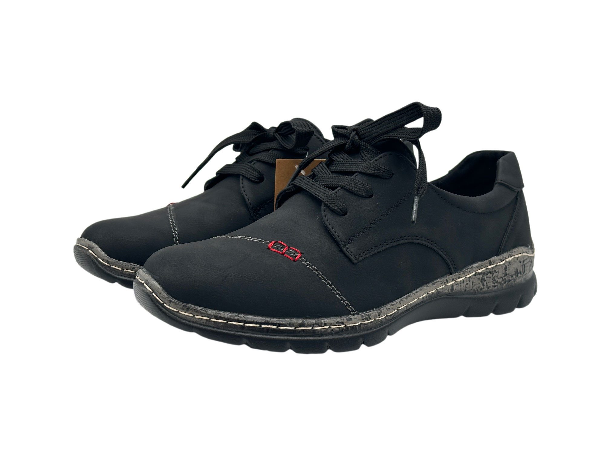 Nowaland Damen Komfort-Halbschuh Schnürschuh Leichtes Design mit strukturierter Komfortsohle für angenehmes Gehen