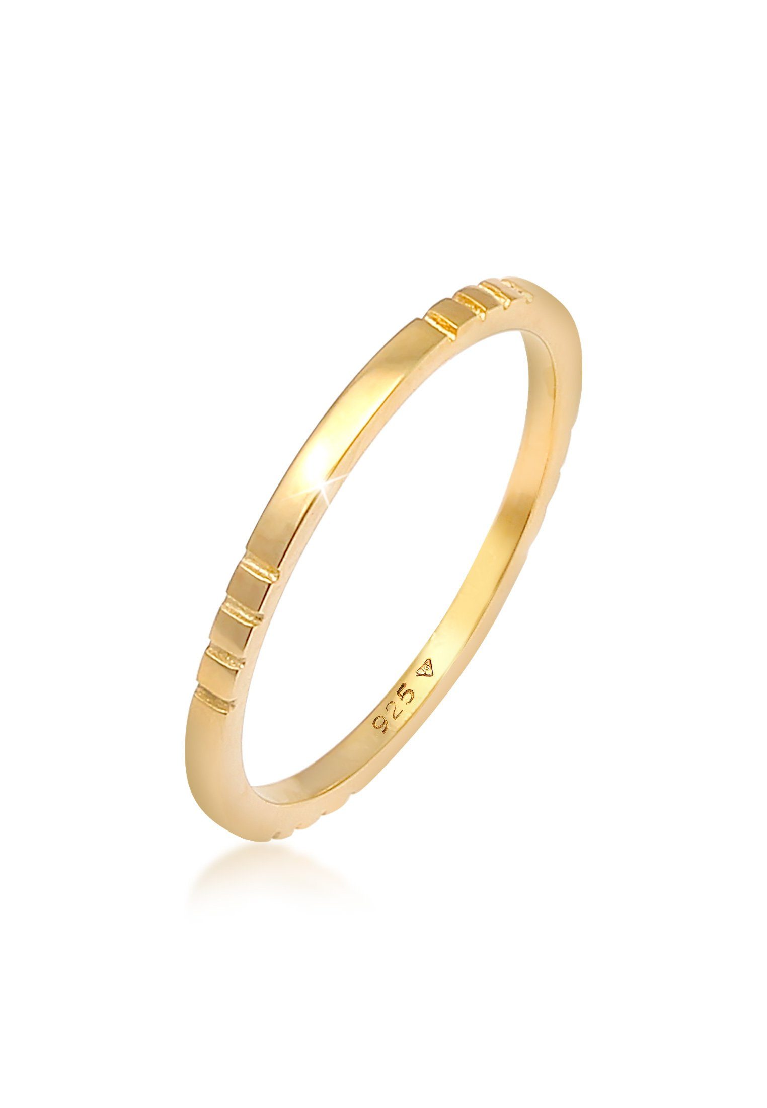 Elli Fingerring Stabelring Bandring Schmal Trend 925 Silber, Geo günstig online kaufen