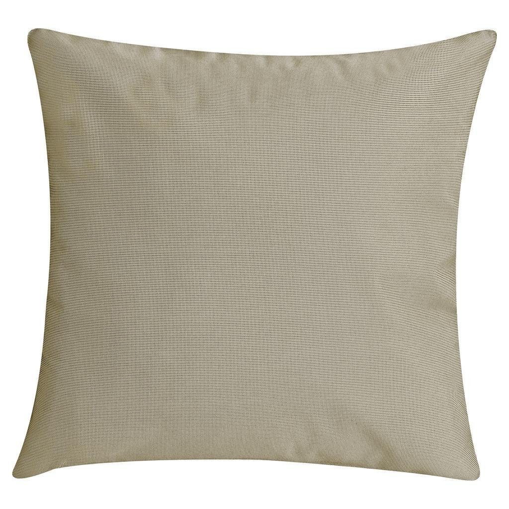 SCHÖNER LEBEN. Dekokissen Outdoor Garten Kissen St. Maxime Struktur taupe 47x47cm