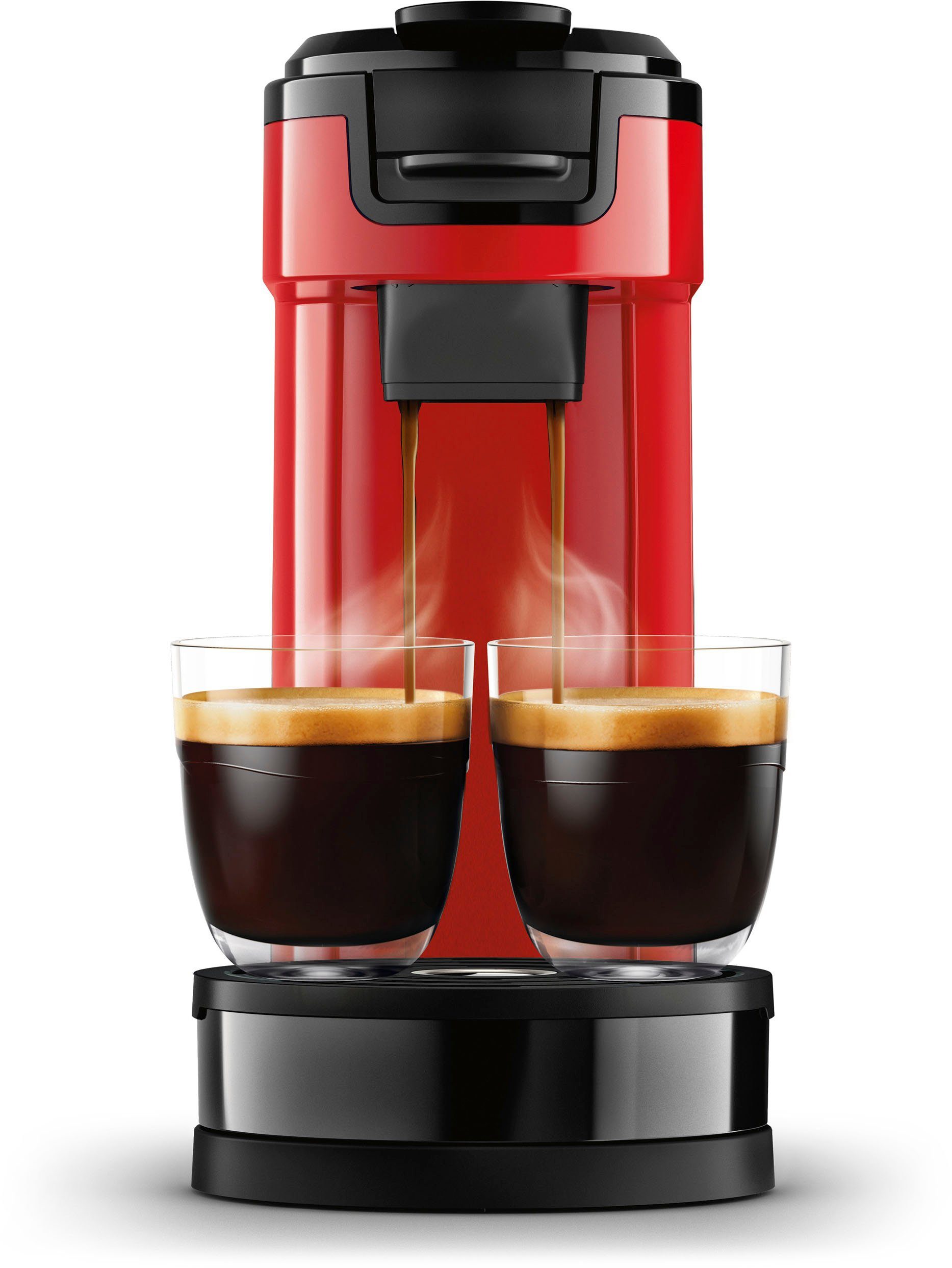 Philips Senseo Kaffeepadmaschine € HD6592/84, von Wert inkl. 9,90 im Kaffeepaddose UVP Kaffeekanne, 1l Switch