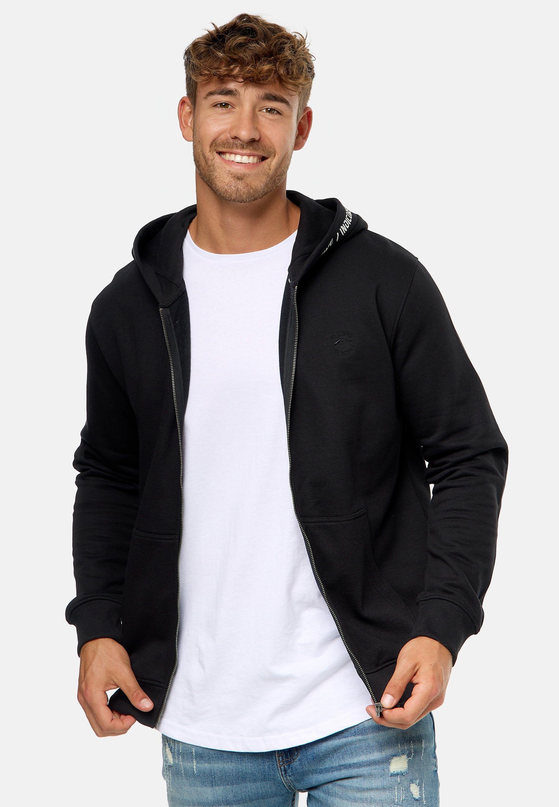 Indicode Sweatjacke INMobil Black