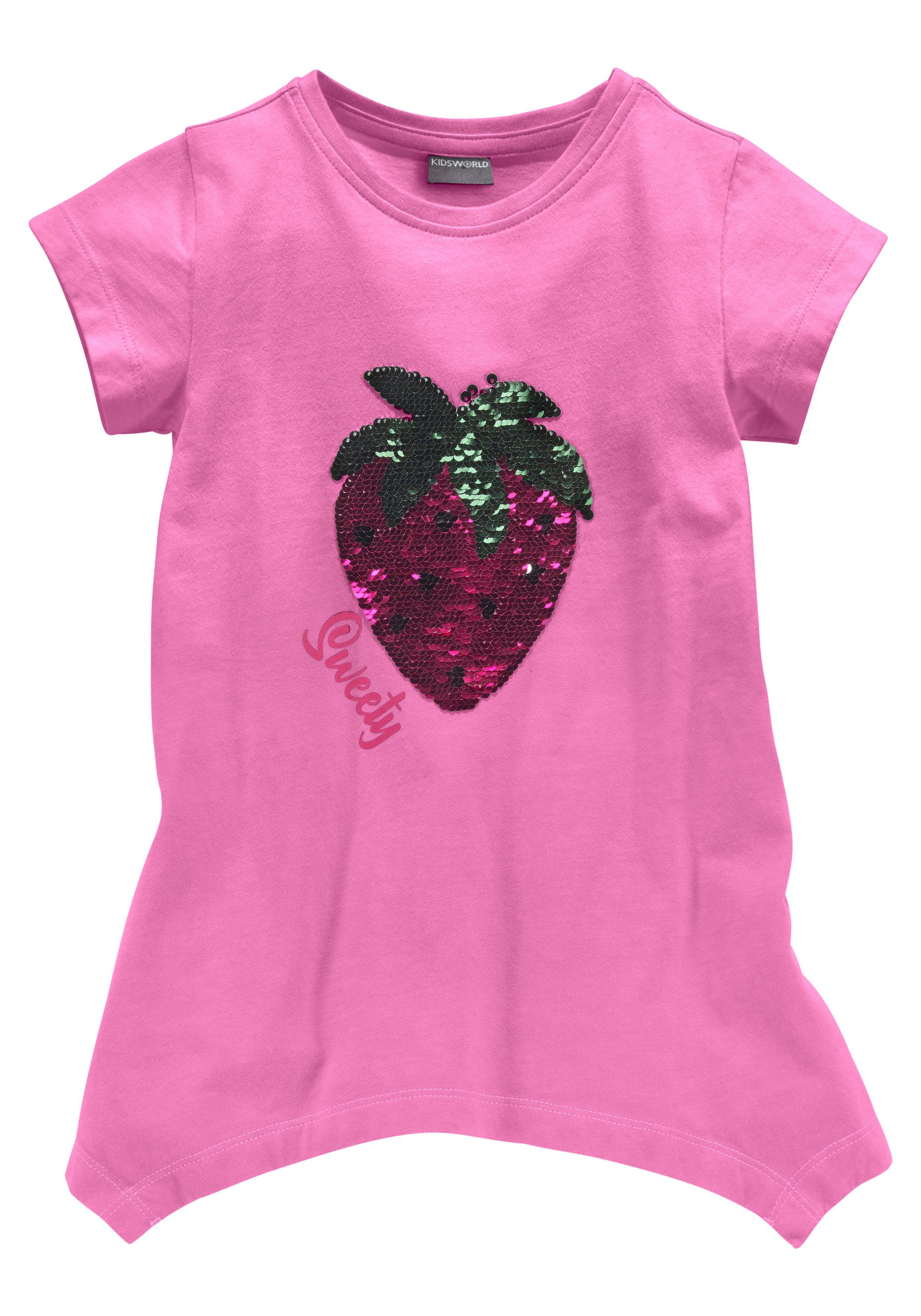 KIDSWORLD Shirt & Leggings (Set) mit Wendepailletten