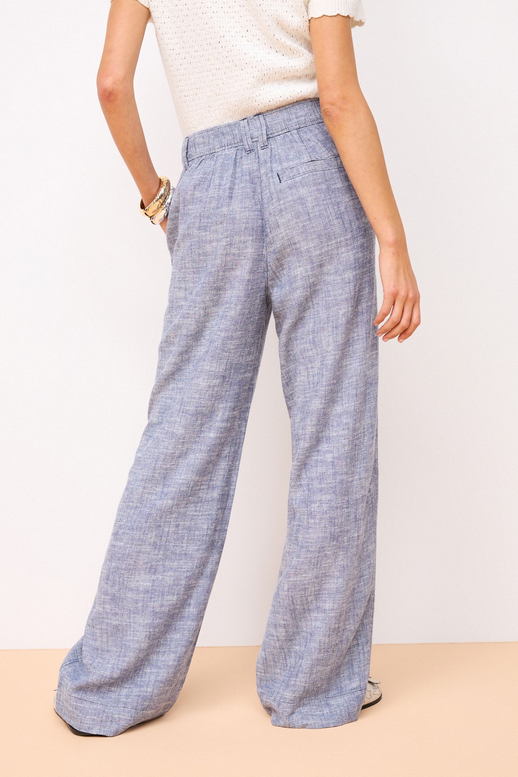 Next Marlene-Hose Hose aus Leinenmischung mit günstig online kaufen