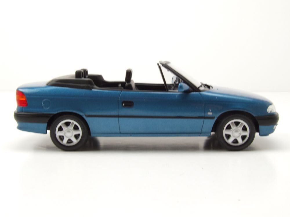 Whitebox Modellauto Opel Astra F Cabrio 1994 blau metallic, Maßstab 1:24
