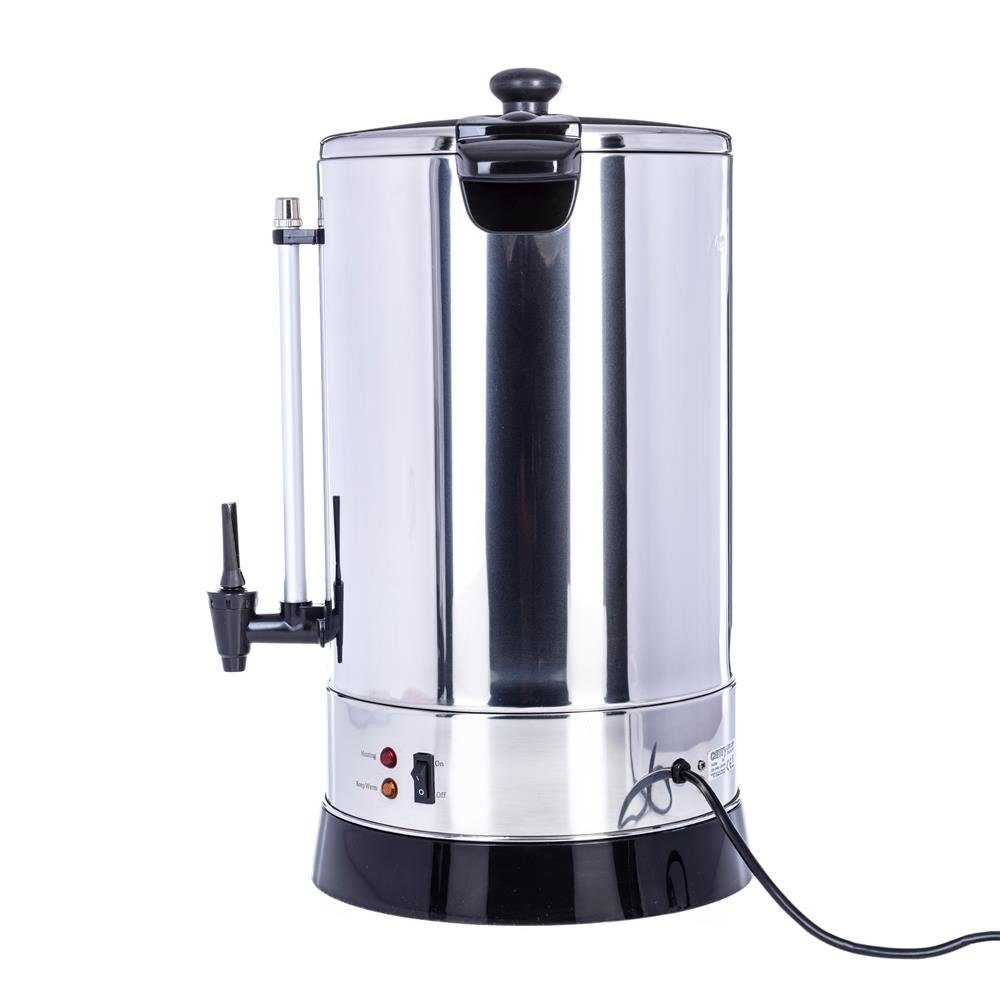 Camry Heißgetränke- und Glühweinautomat CR 1259 Heißgetränkespender, 1650 W, Edelstahl, 20 Liter Fassungsvermögen, mit Zapfhahn, Warmhaltefunktion