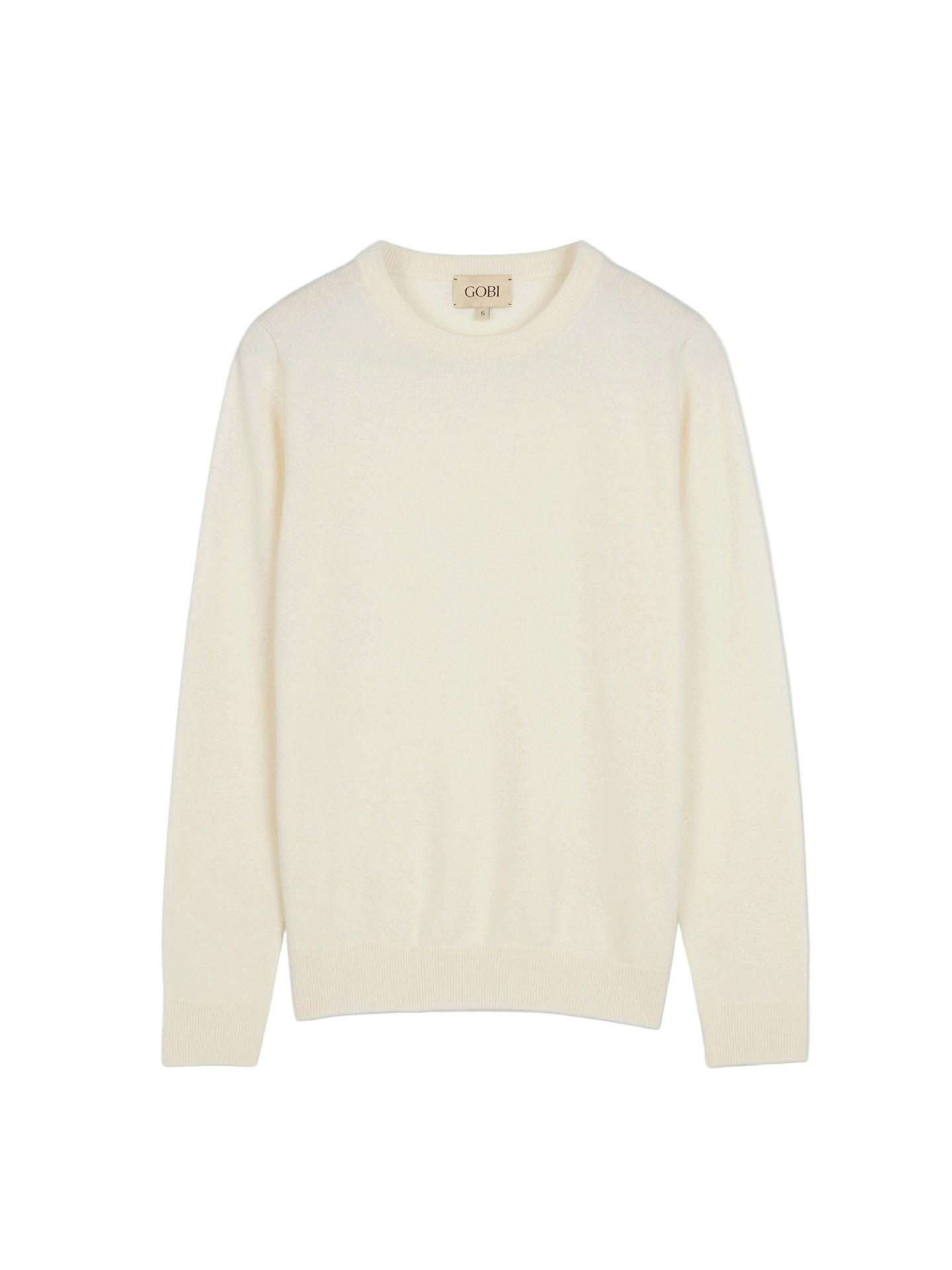 GOBI Cashmere Rundhalspullover Basic R-Ausschnitt Kaschmirpullover