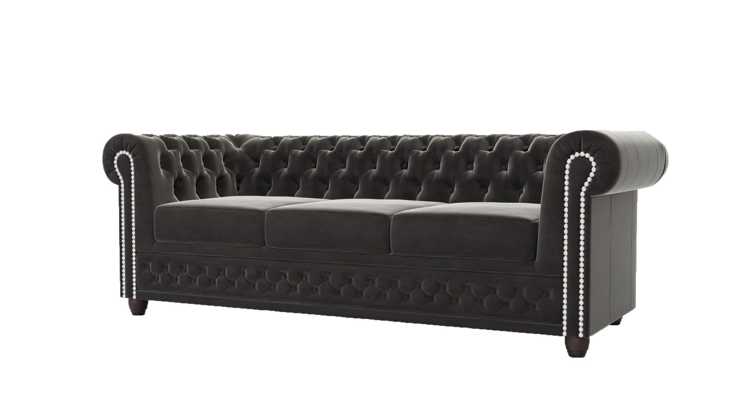 S-Style Möbel Chesterfield-Sofa Lena 3-Sitzer mit günstig online kaufen