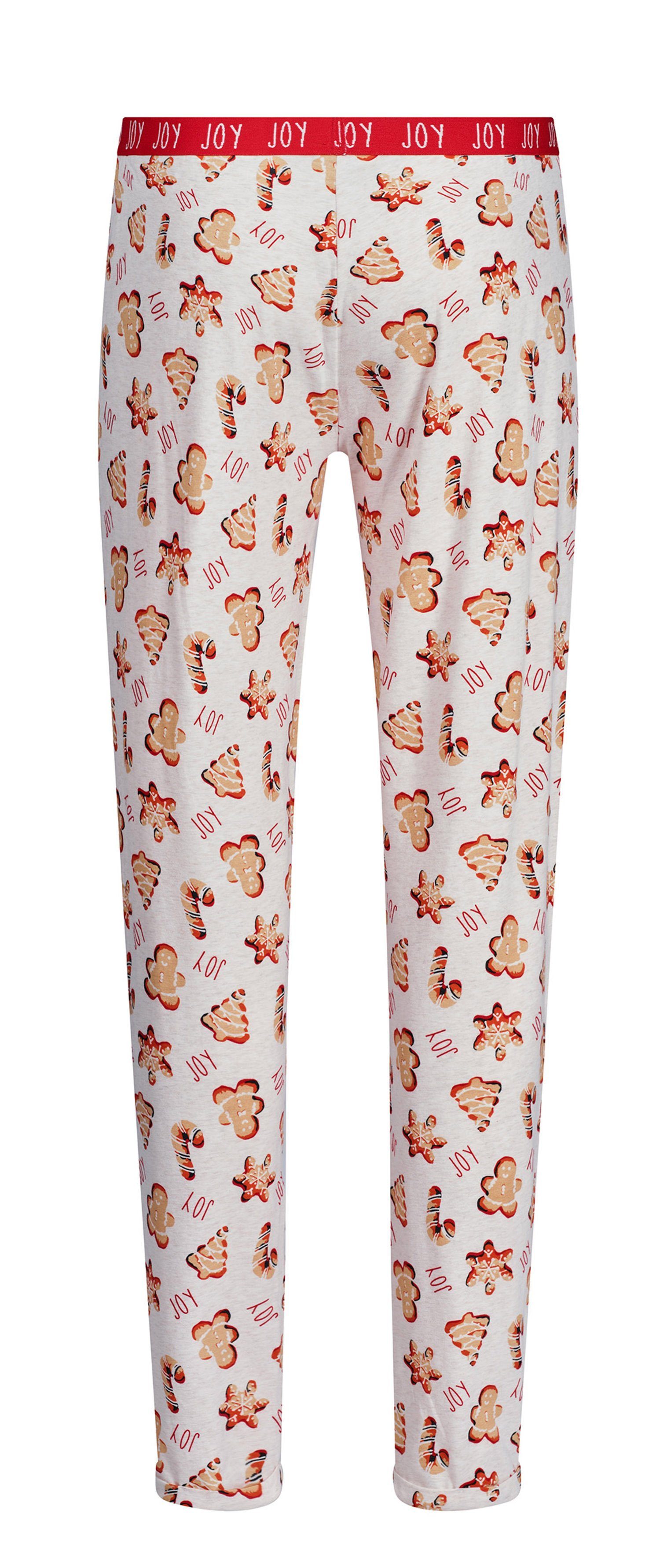 Damen Hose Modisches Skiny (1-tlg) Design Skiny Pyjamahose Pyjama