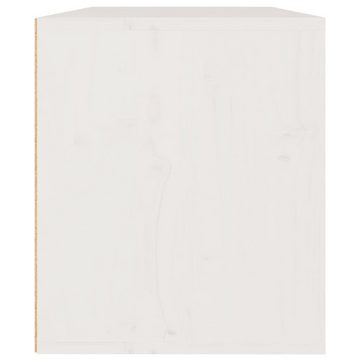 möbelando Nachttisch 3013351 (LxBxH: 30x60x35 cm), aus Kiefer-Massivholz in Weiß