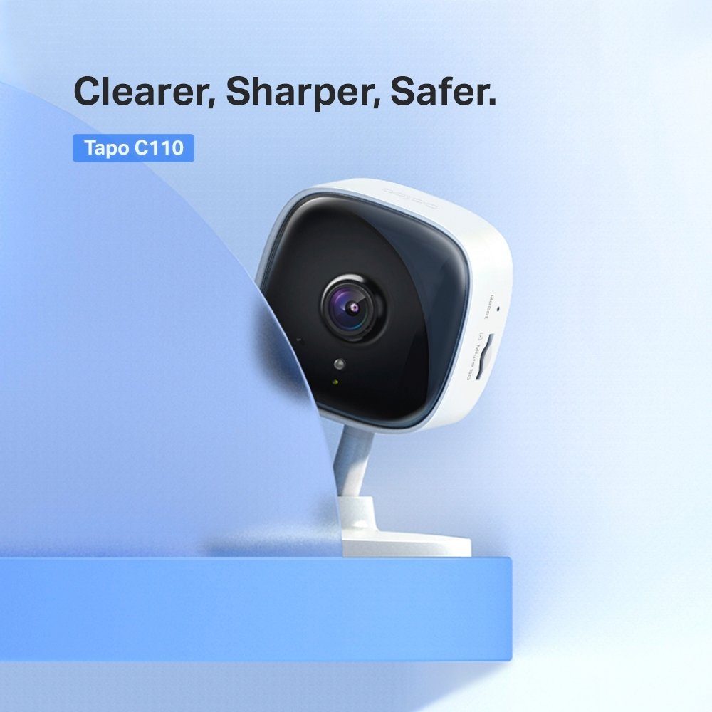 tp-link IP-Überwachungskamera Tapo C110 Home Security WLAN Kamera