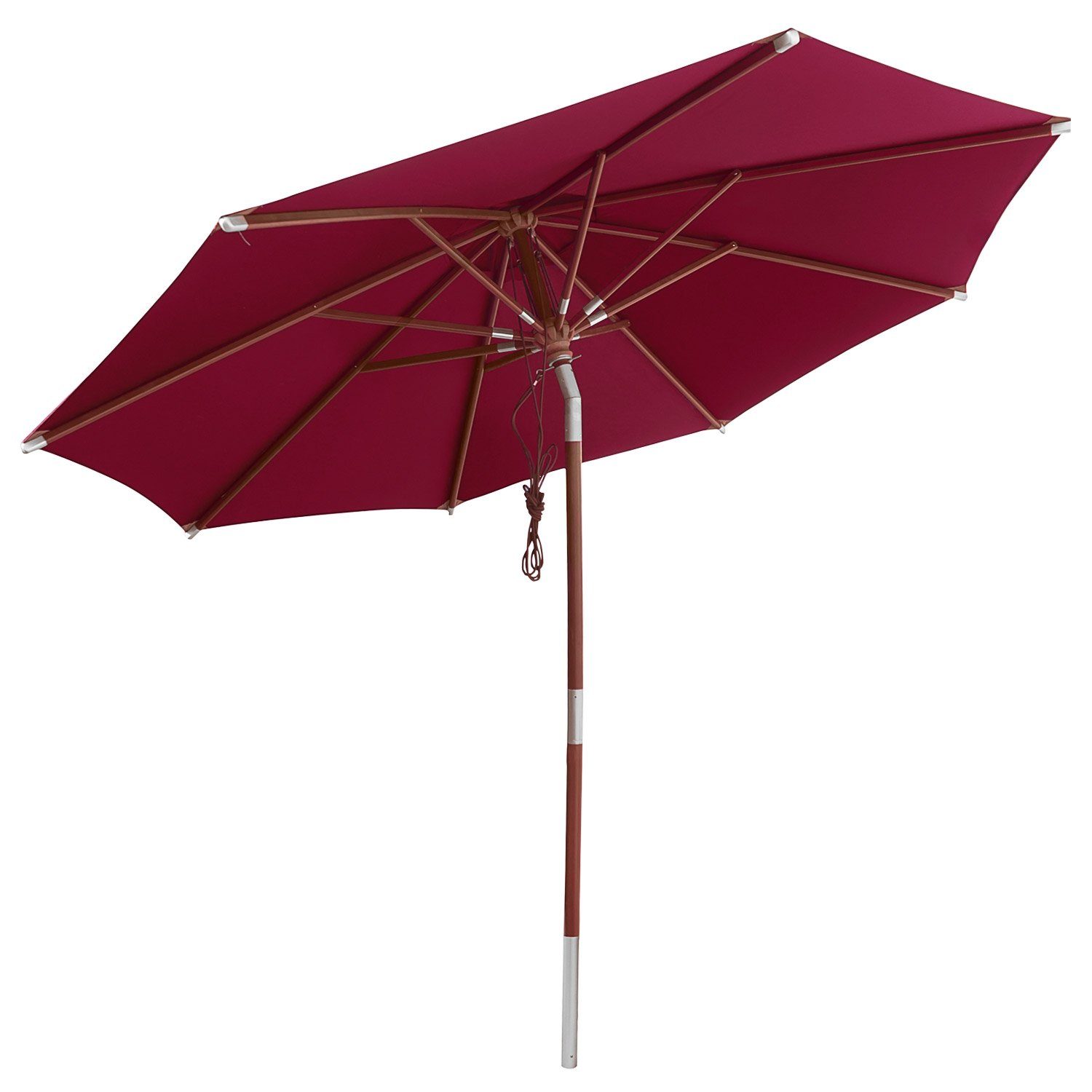anndora-sonnenschirm Sonnenschirm 3m rund Knickbar Dreh-Kipp-Mechanismus, günstig online kaufen