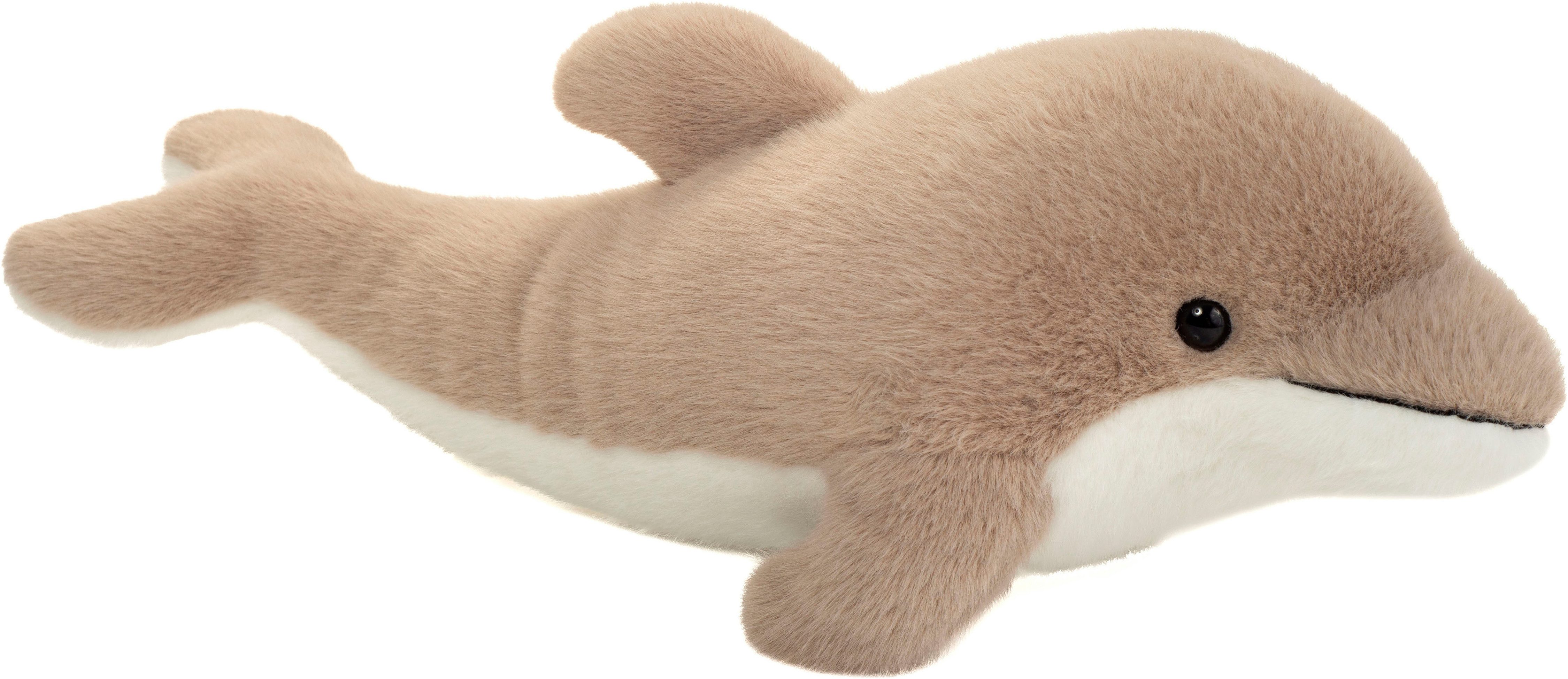 Teddy Hermann® Kuscheltier Delfin, 42 cm, Füllung aus recyceltem Material