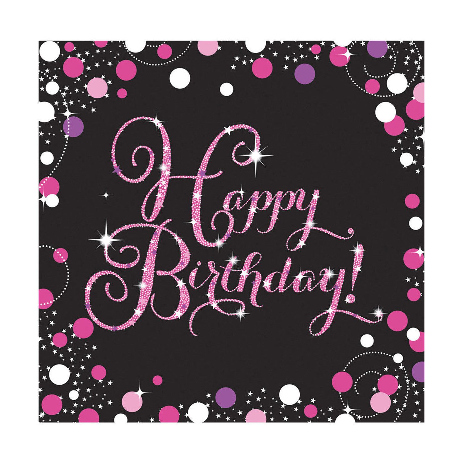 Amscan Hängedekoration Amscan 'Sparkling Celebration' 16 Servietten 33 x günstig online kaufen