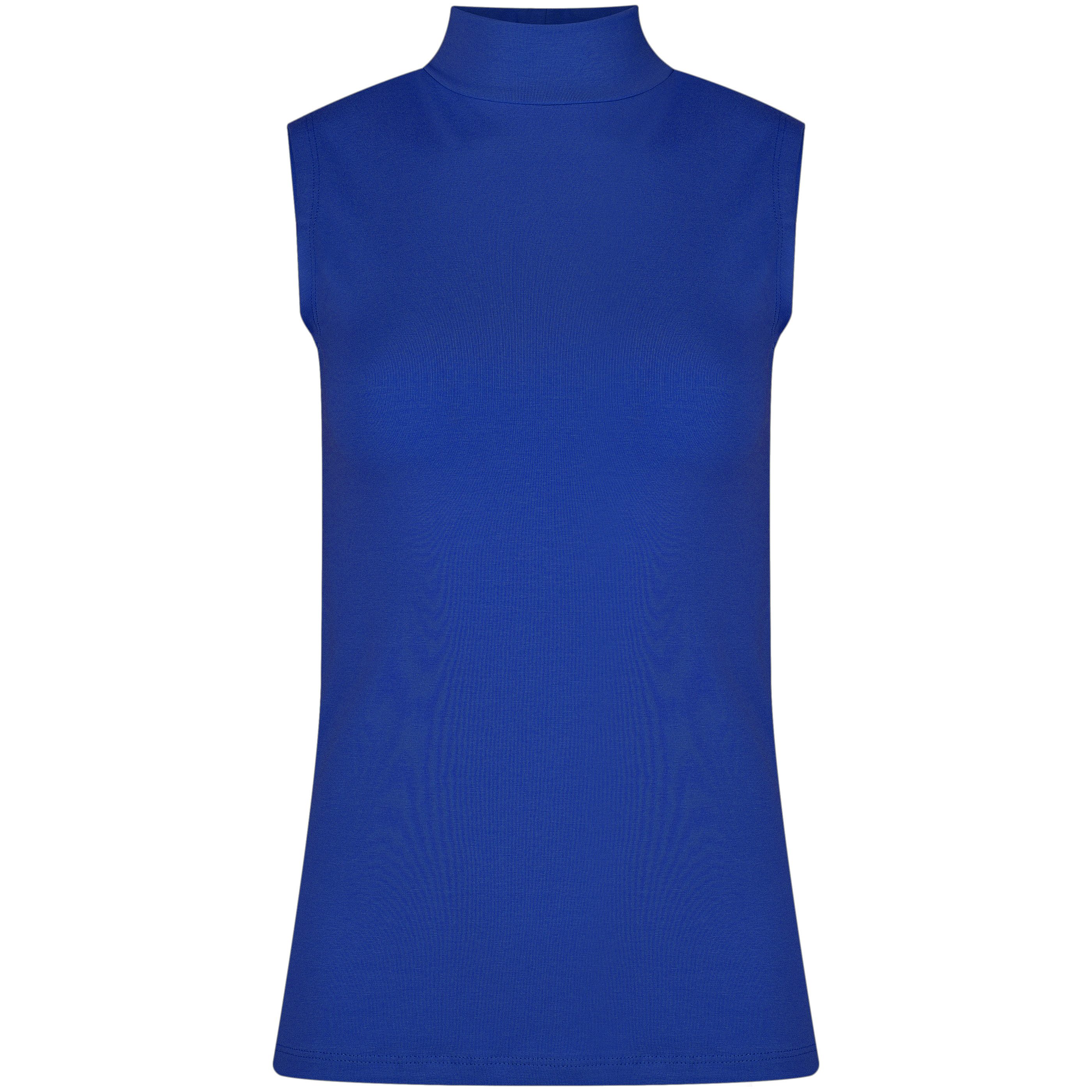 Evoni T-Shirt Basic Shirt ärmellos Halbkragen Tank-Top – Bild 3 von 5