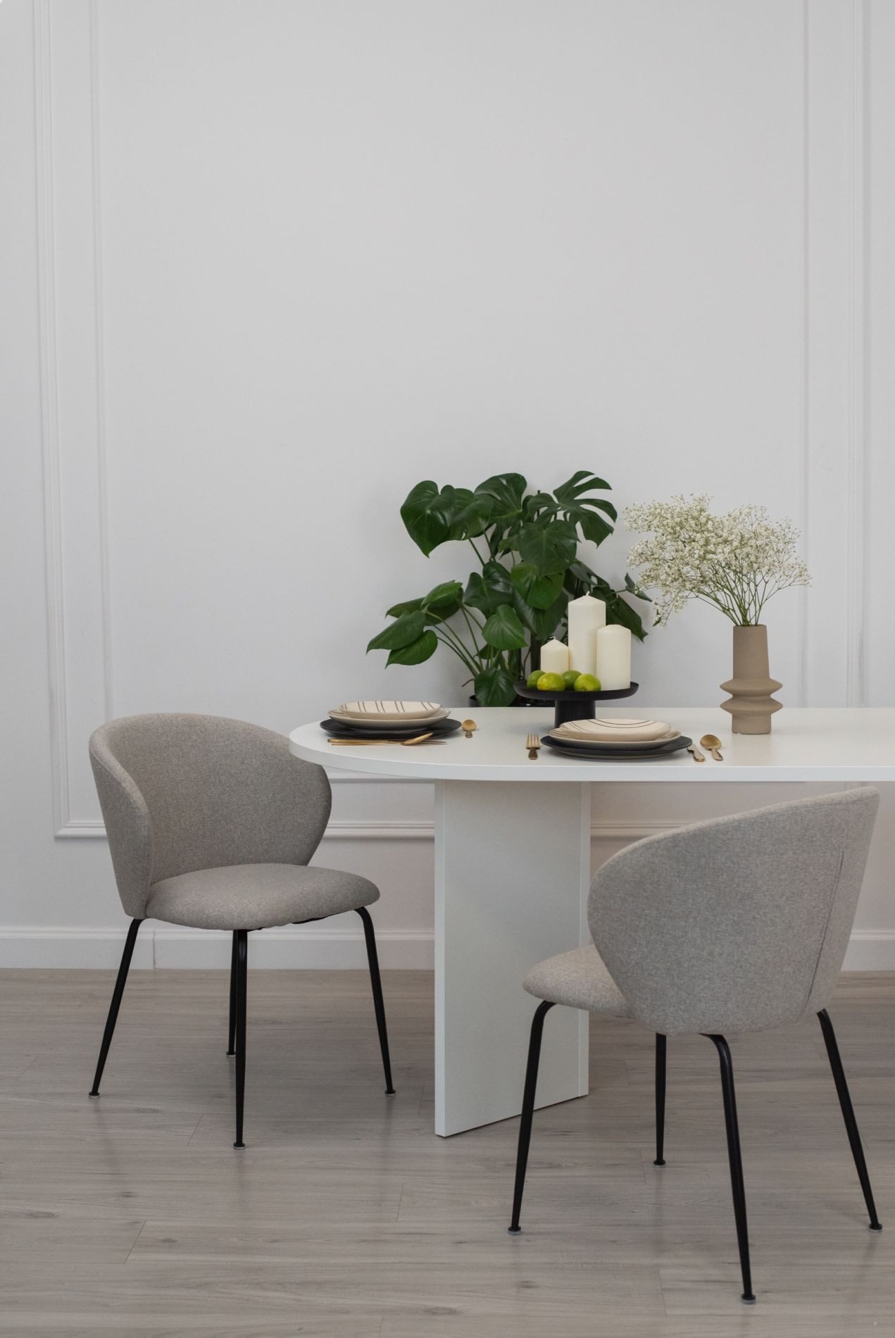 Selsey Esstisch OVO, oval, V-förmige Beine, feste Tischplatte, 204x90x75 cm günstig online kaufen