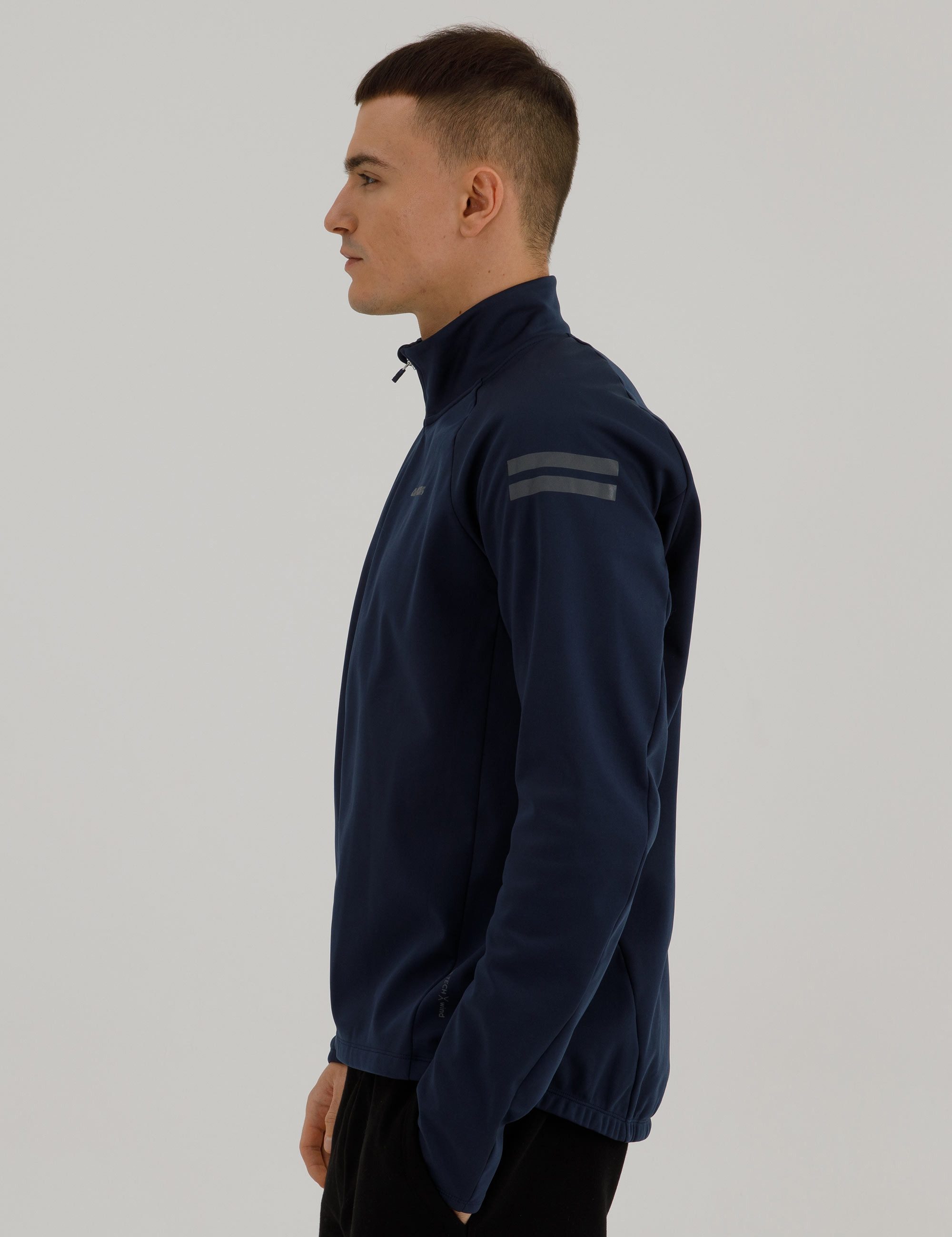 Airtracks Fahrradjacke Herren Winter Thermo Softshell Fahrradjacke Active Comfort Line (Softshell - Wind und Wasserdicht, Funktions Jacke) für die kalte Jahresz – Bild 2 von 4