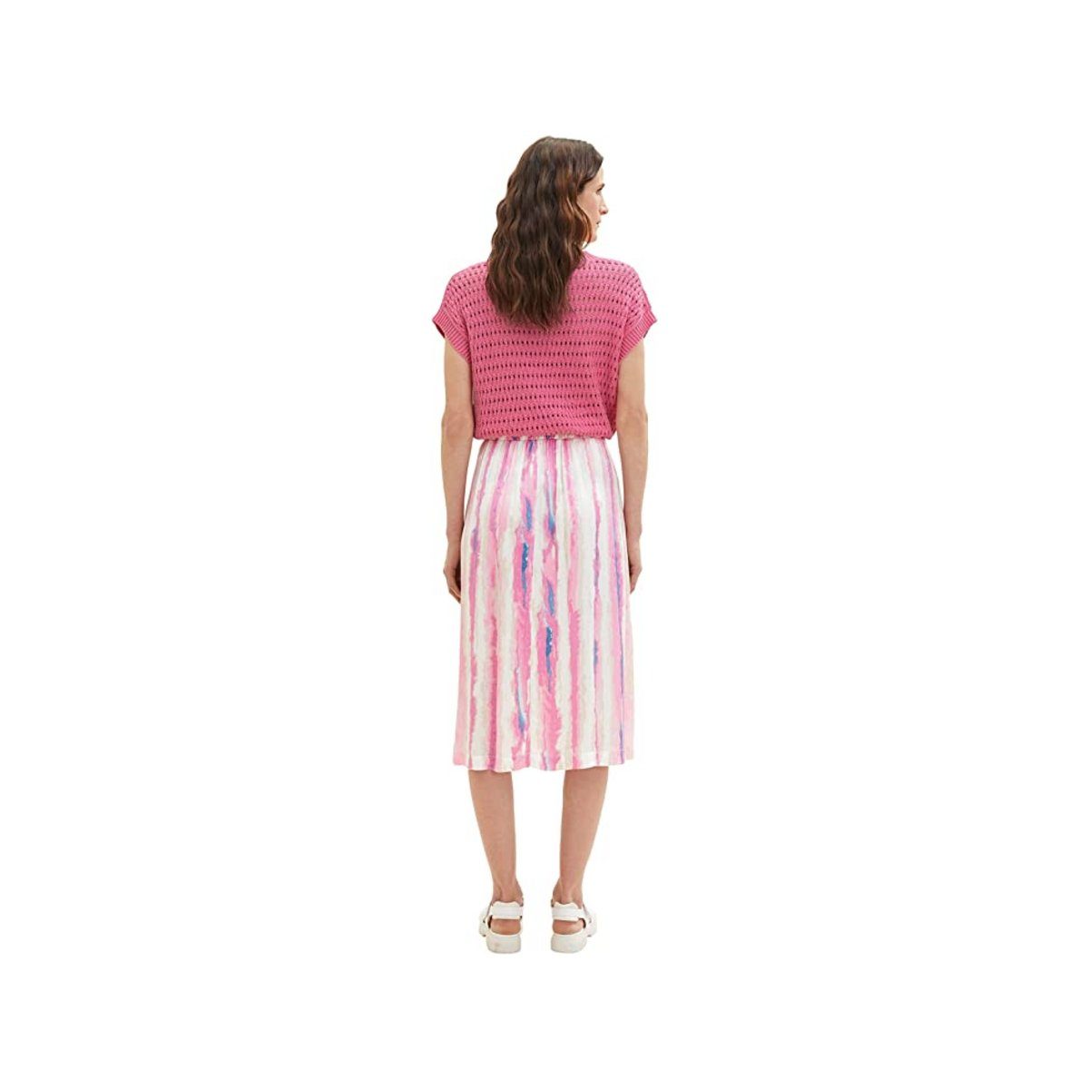 pink TOM TAILOR (1-tlg) textil passform Jerseyrock