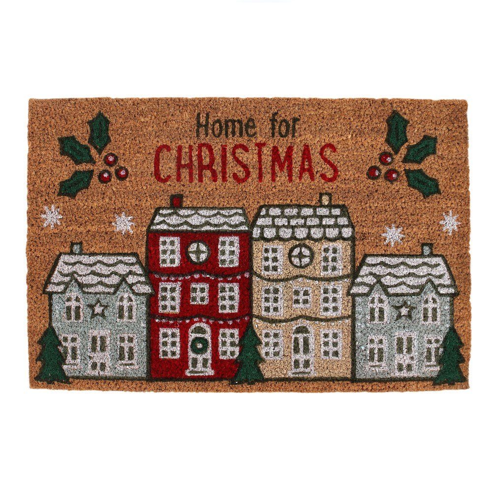 MystiCalls Fußmatte Fußmatte "Home for Christmas" günstig online kaufen