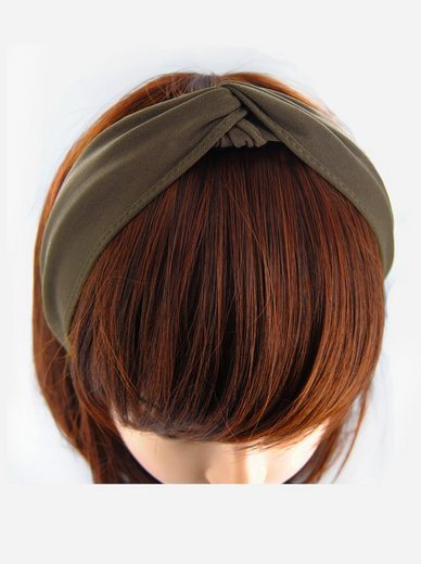 axy Haarreif »Breiter Haarreif mit raffinierten Knoten«, Vintage Klassik-Look Damen Haareifen Haarband